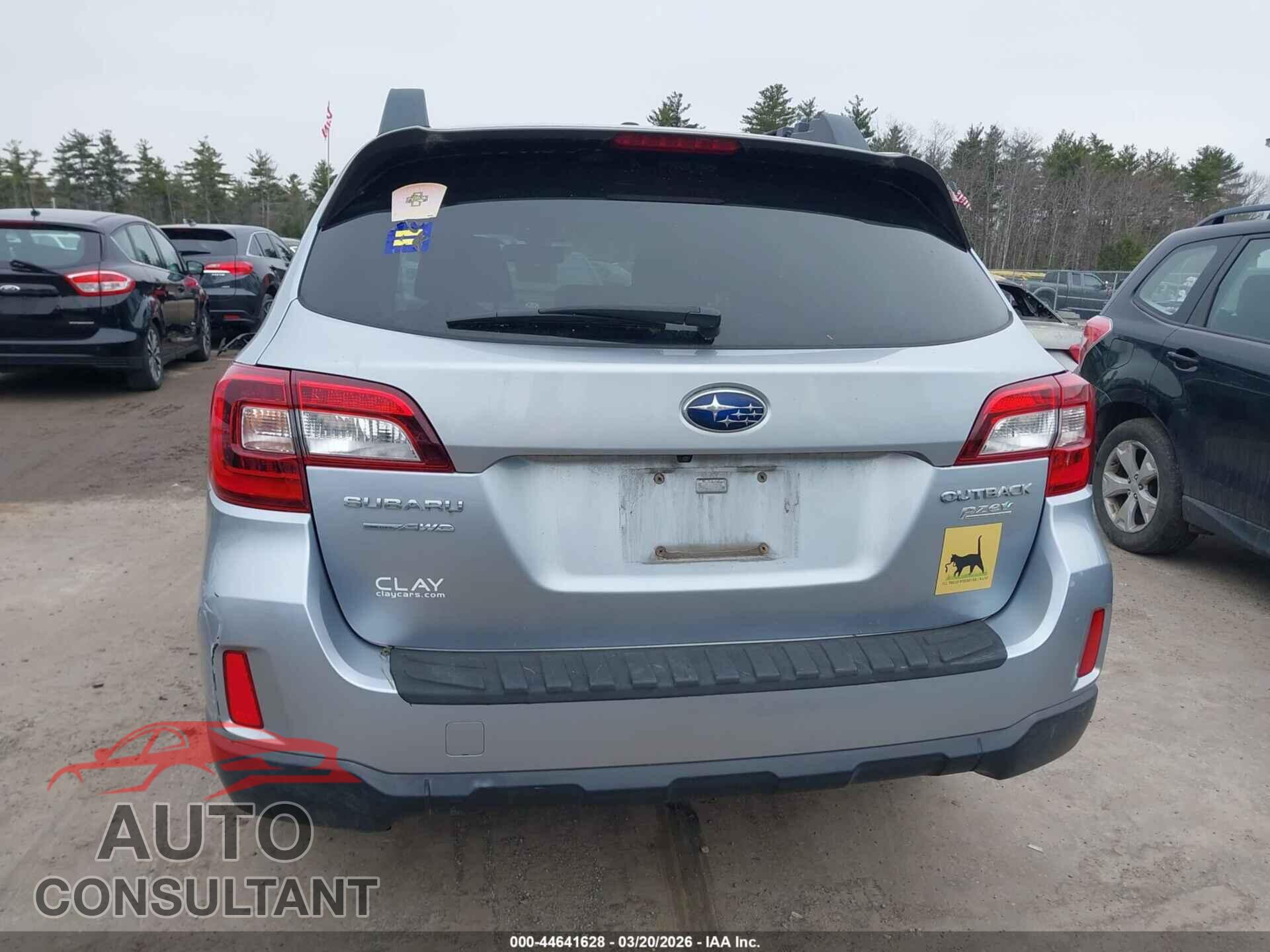 SUBARU OUTBACK 2015 - 4S4BSALC5F3323123