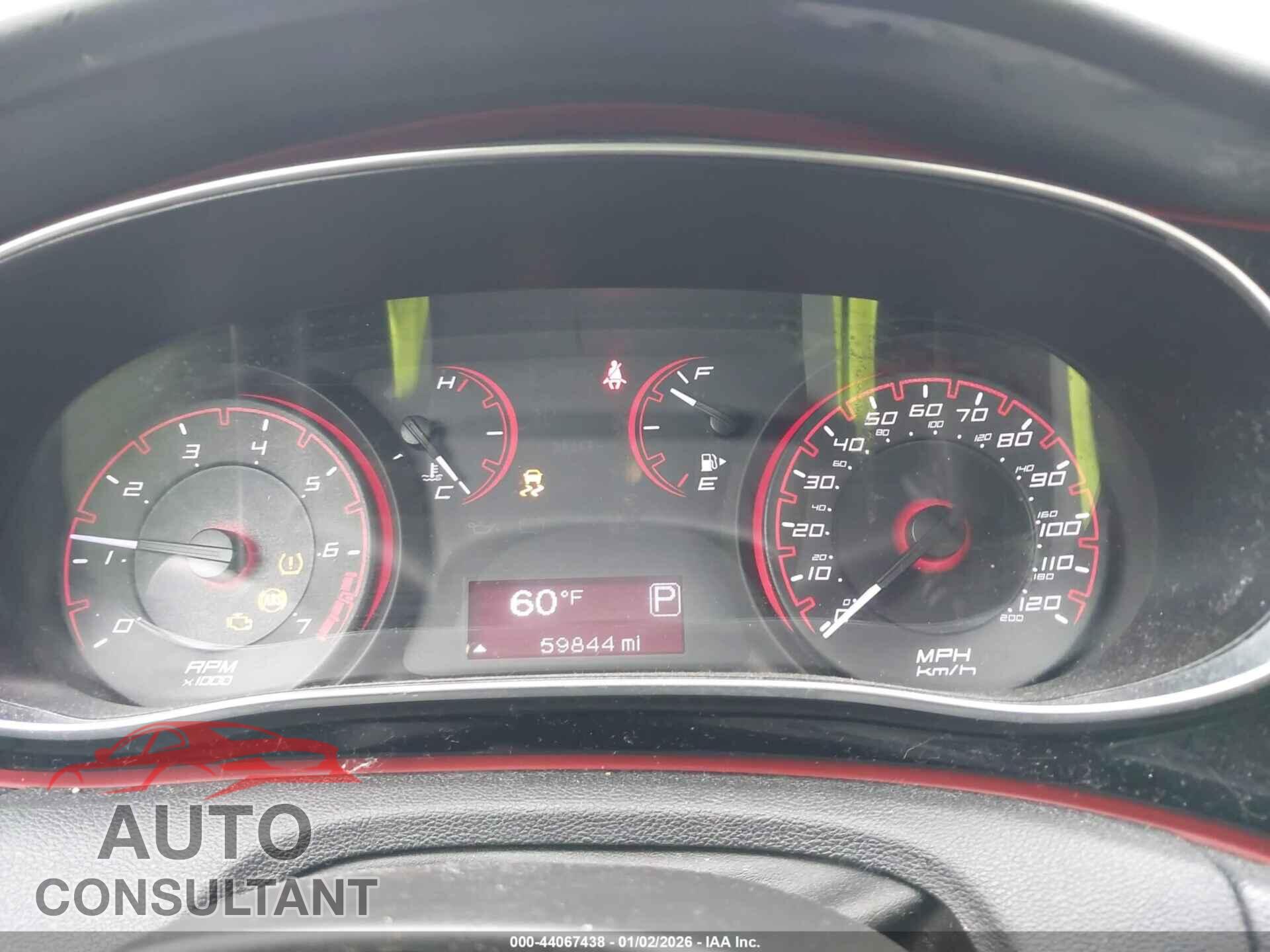 DODGE DART 2015 - 1C3CDFBB7FD166038