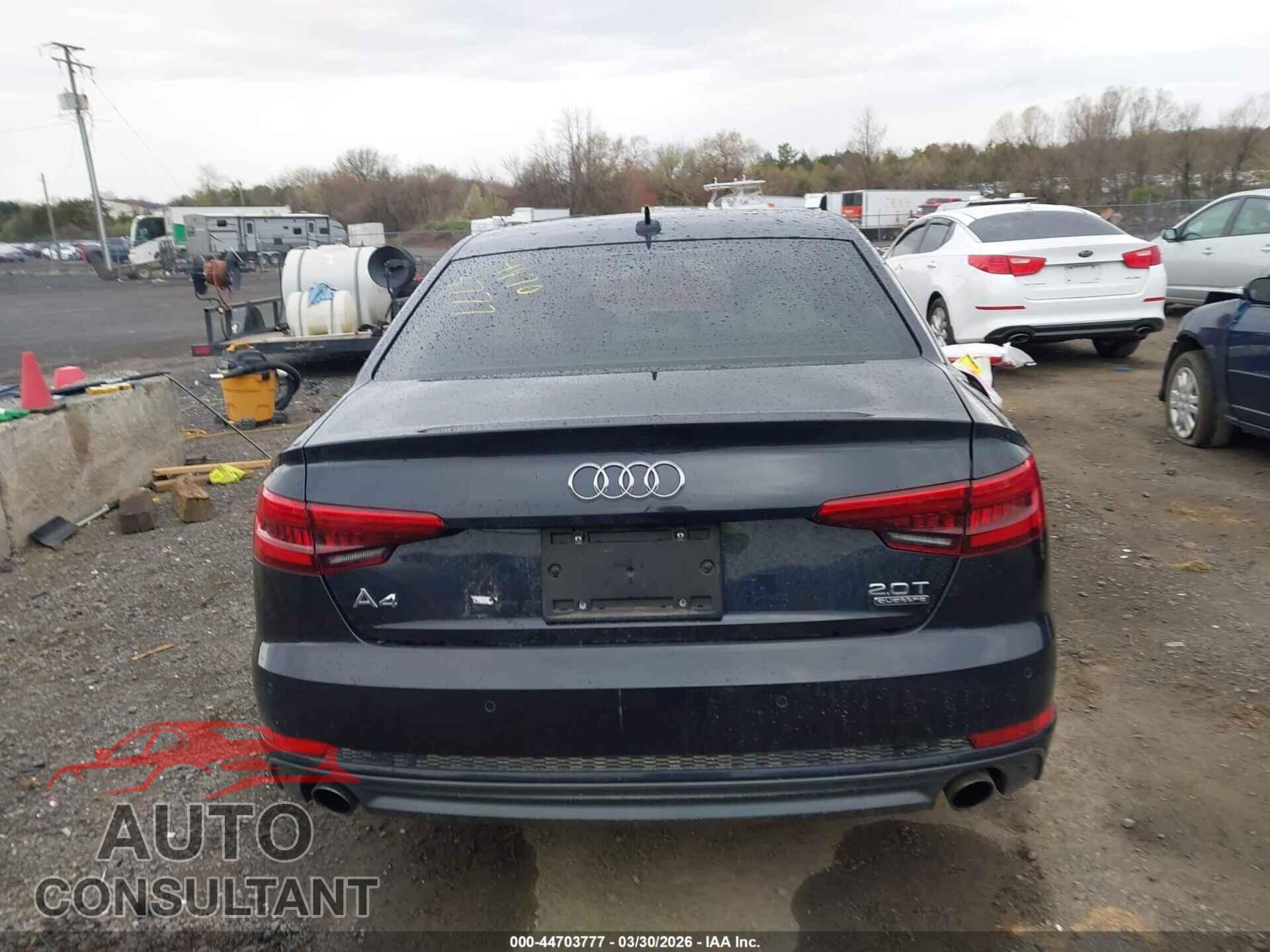 AUDI A4 2017 - WAUENAF45HN058947