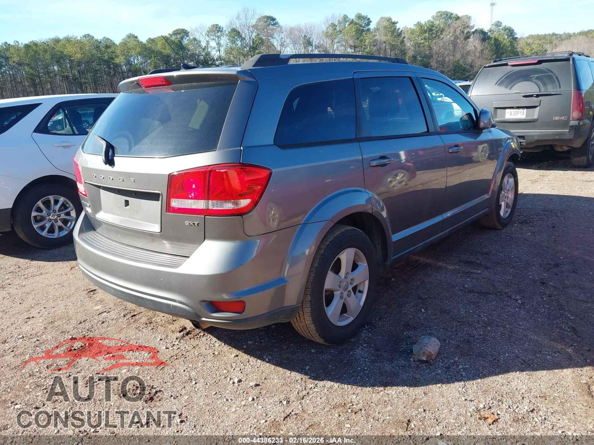 DODGE JOURNEY 2012 - 3C4PDCBB6CT394310