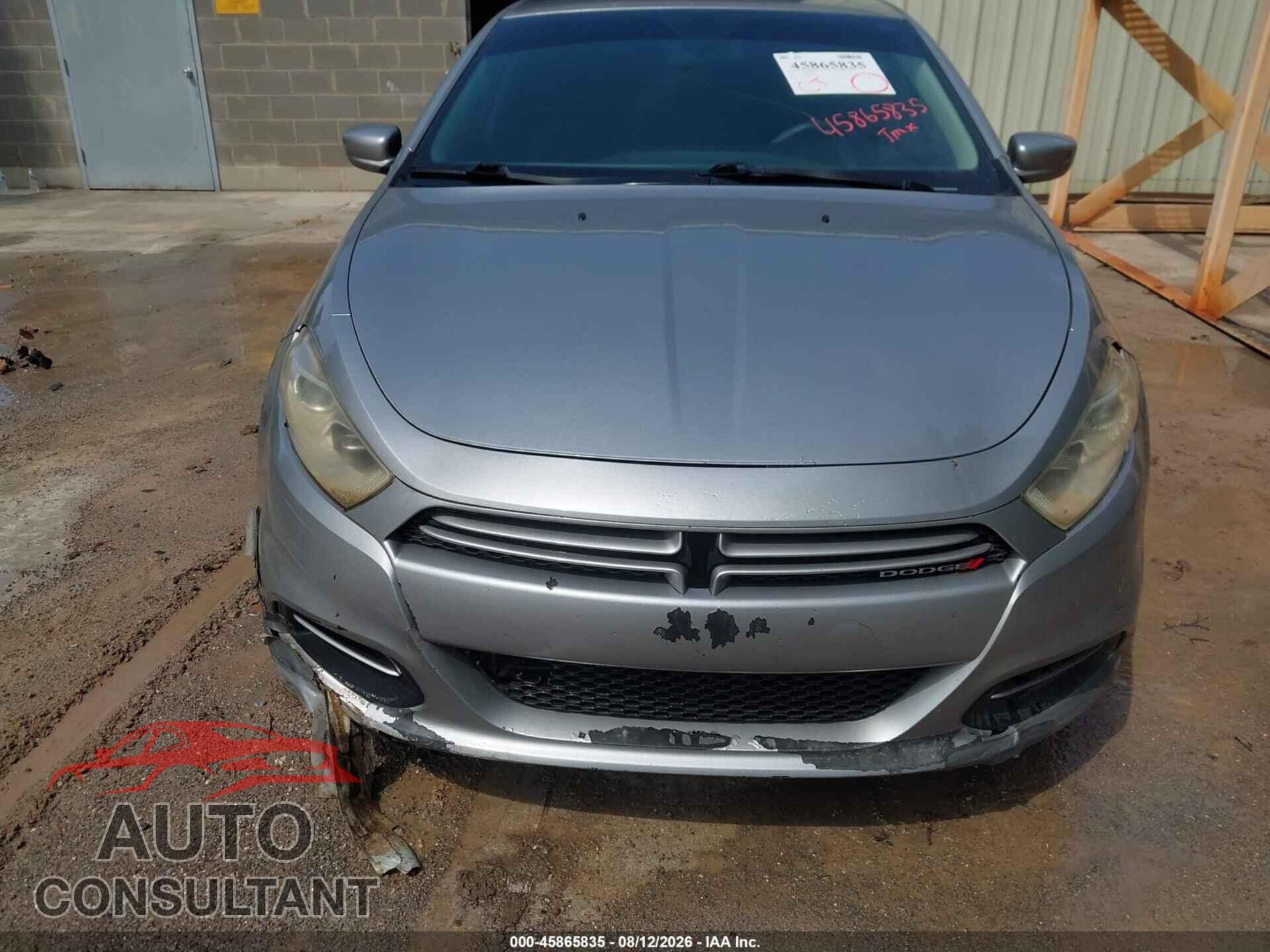 DODGE DART 2015 - 1C3CDFAA2FD310541