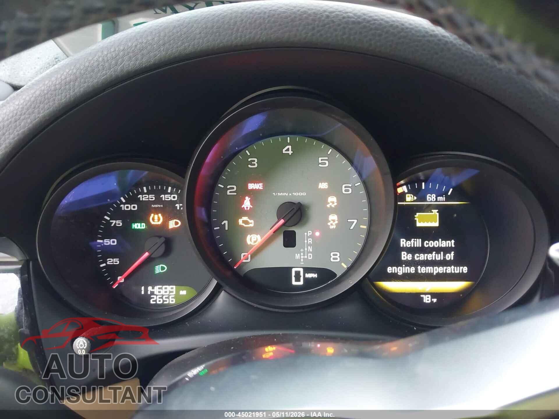 PORSCHE MACAN 2017 - WP1AB2A59HLB15435