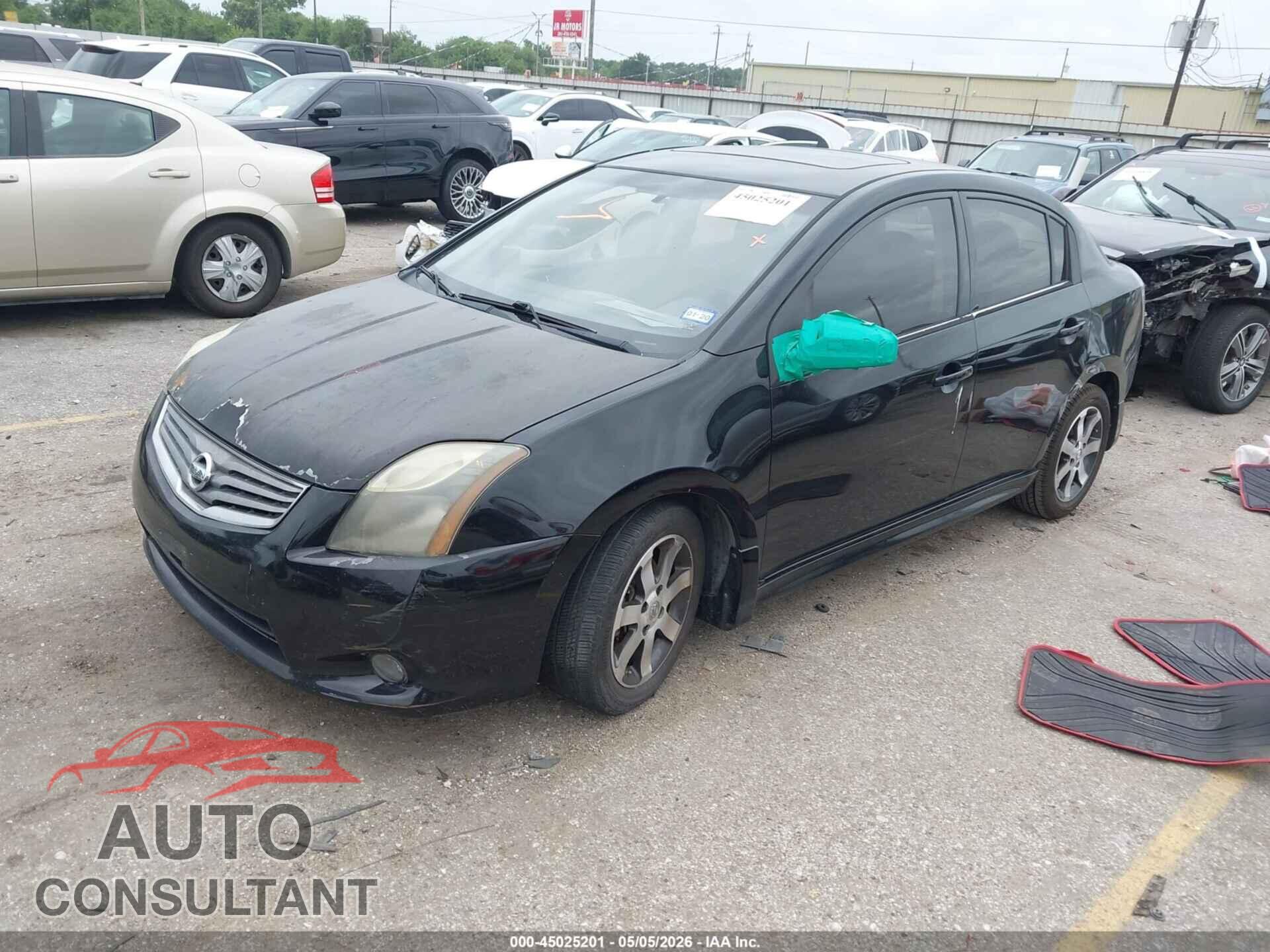 NISSAN SENTRA 2012 - 3N1AB6AP1CL749574