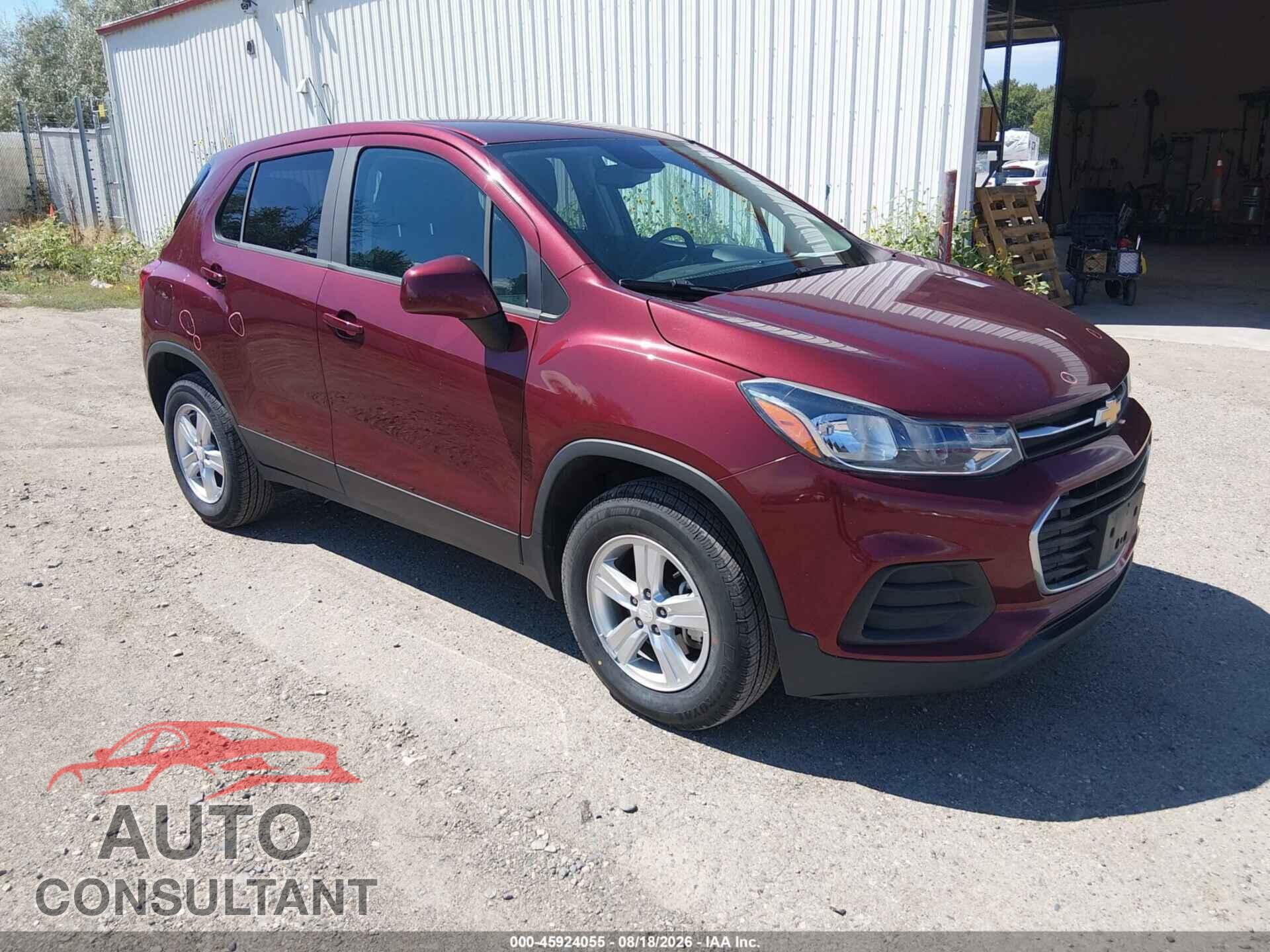 CHEVROLET TRAX 2017 - 3GNCJNSB3HL242258