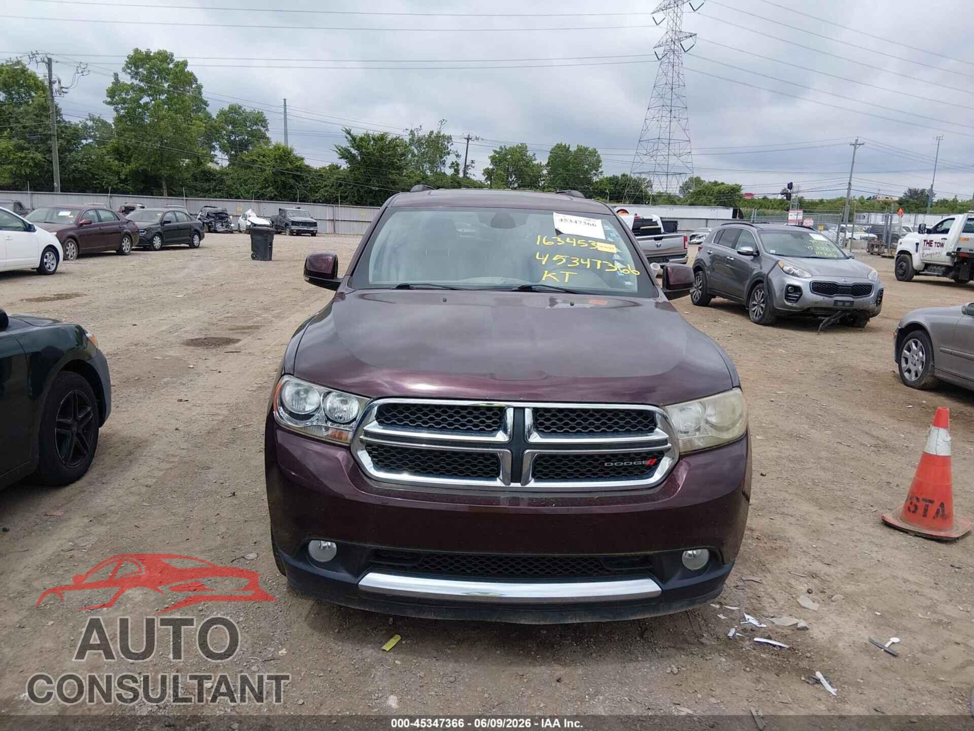 DODGE DURANGO 2012 - 1C4RDJDG6CC336926