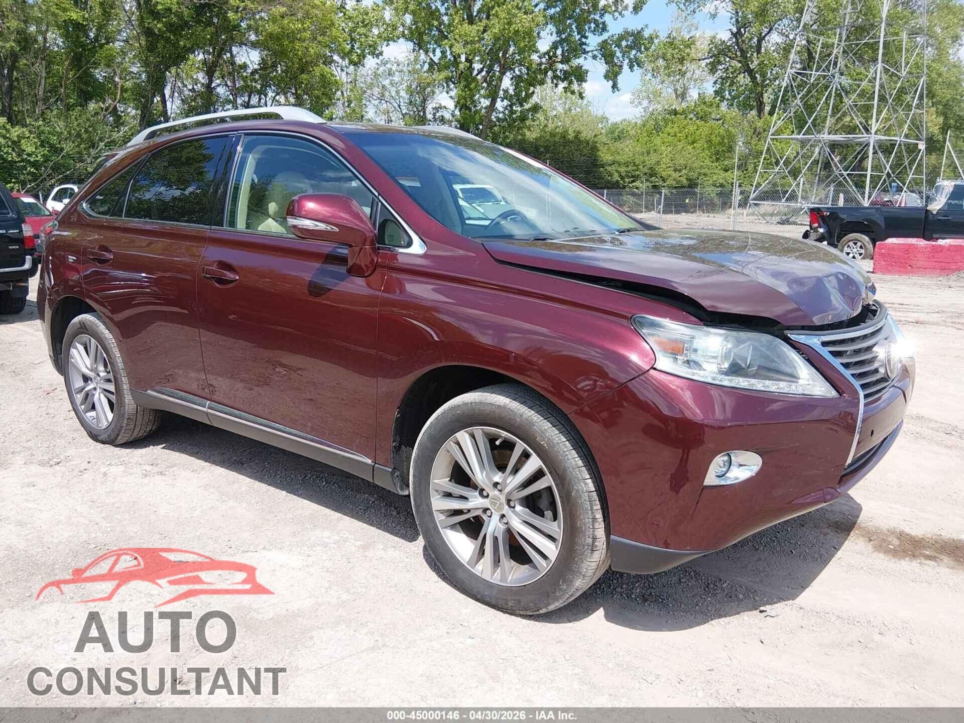 LEXUS RX 350 2015 - 2T2BK1BA7FC320330