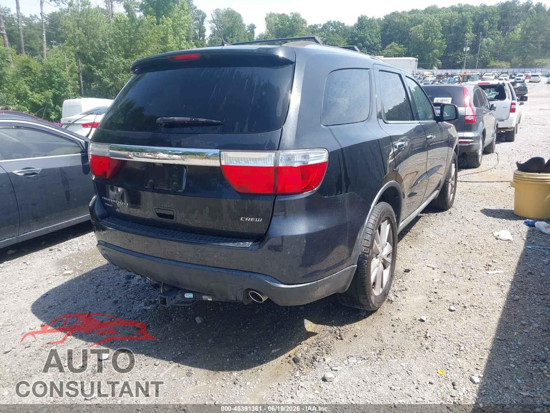 DODGE DURANGO 2013 - 1C4RDJDG5DC554308