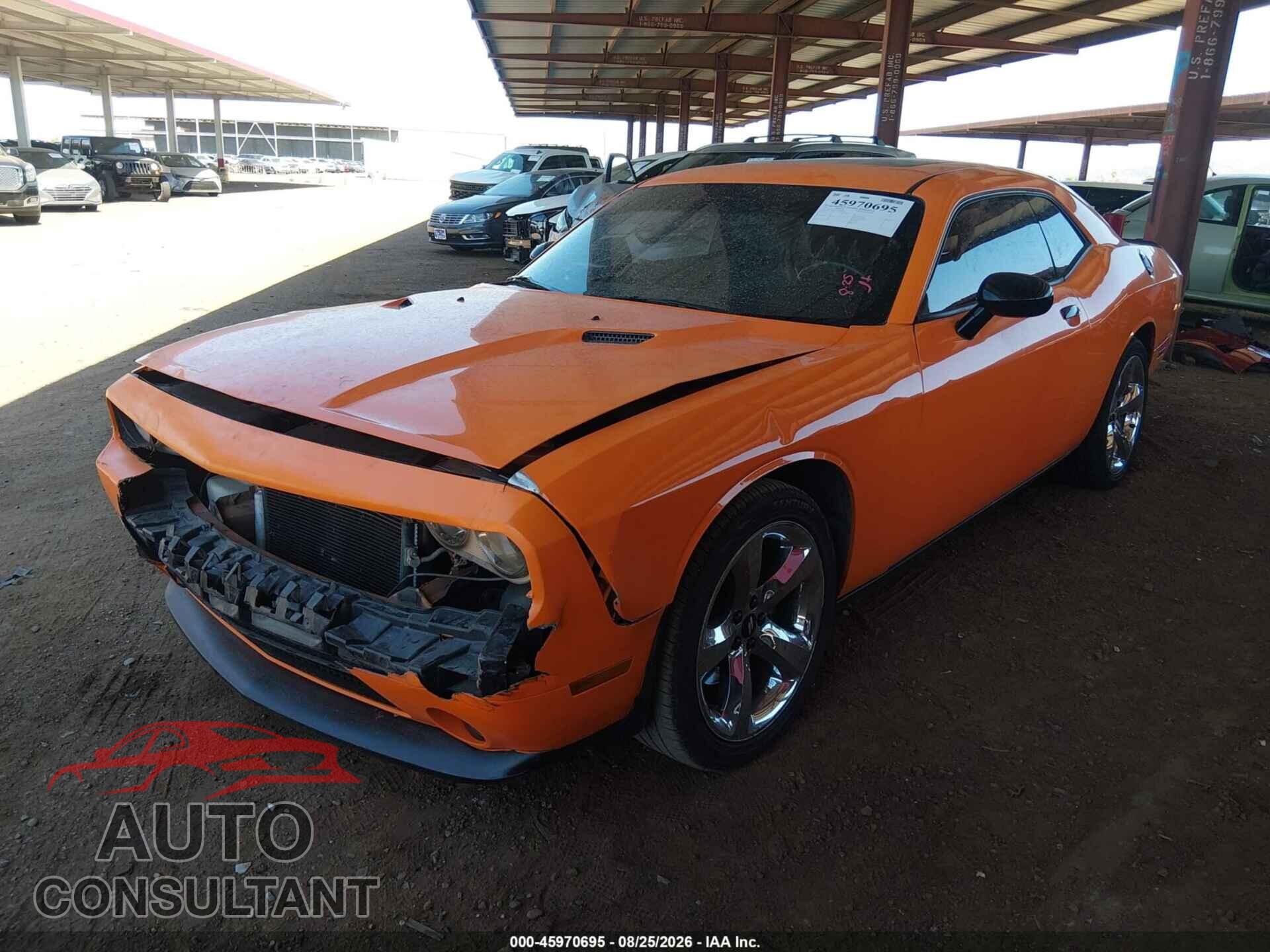 DODGE CHALLENGER 2012 - 2C3CDYAG0CH128240