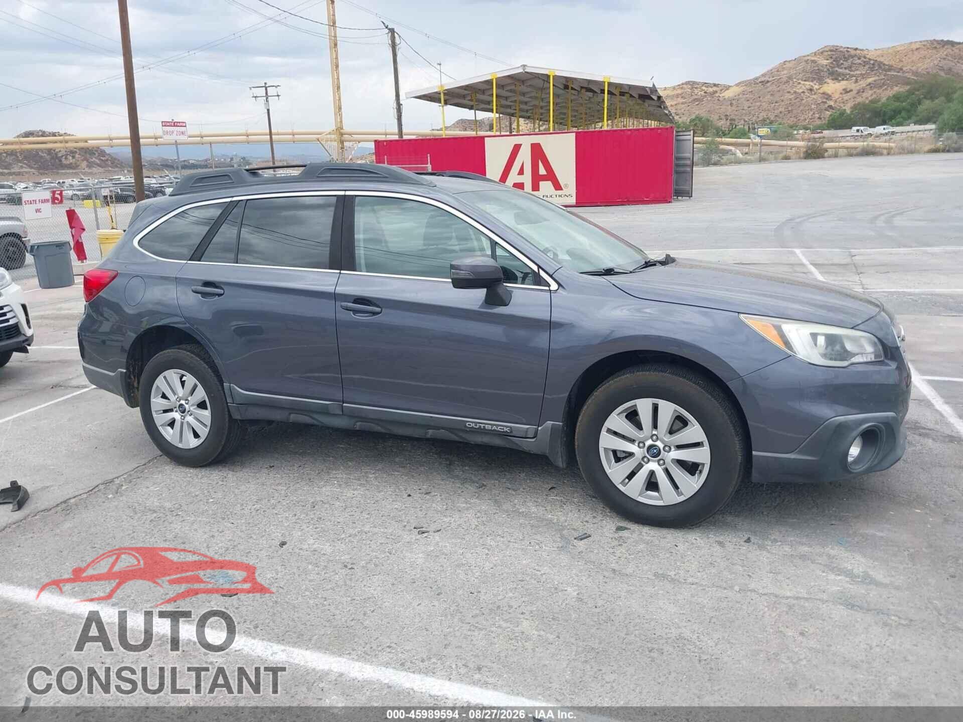 SUBARU OUTBACK 2017 - 4S4BSAFC2H3426238