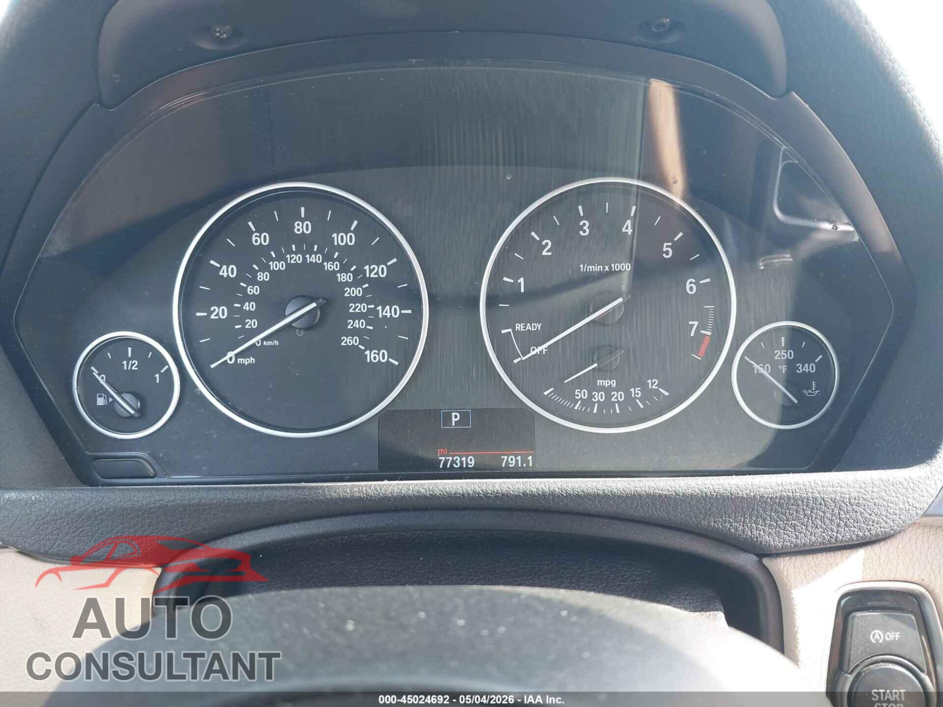 BMW 320I 2016 - WBA8E1G53GNU10362
