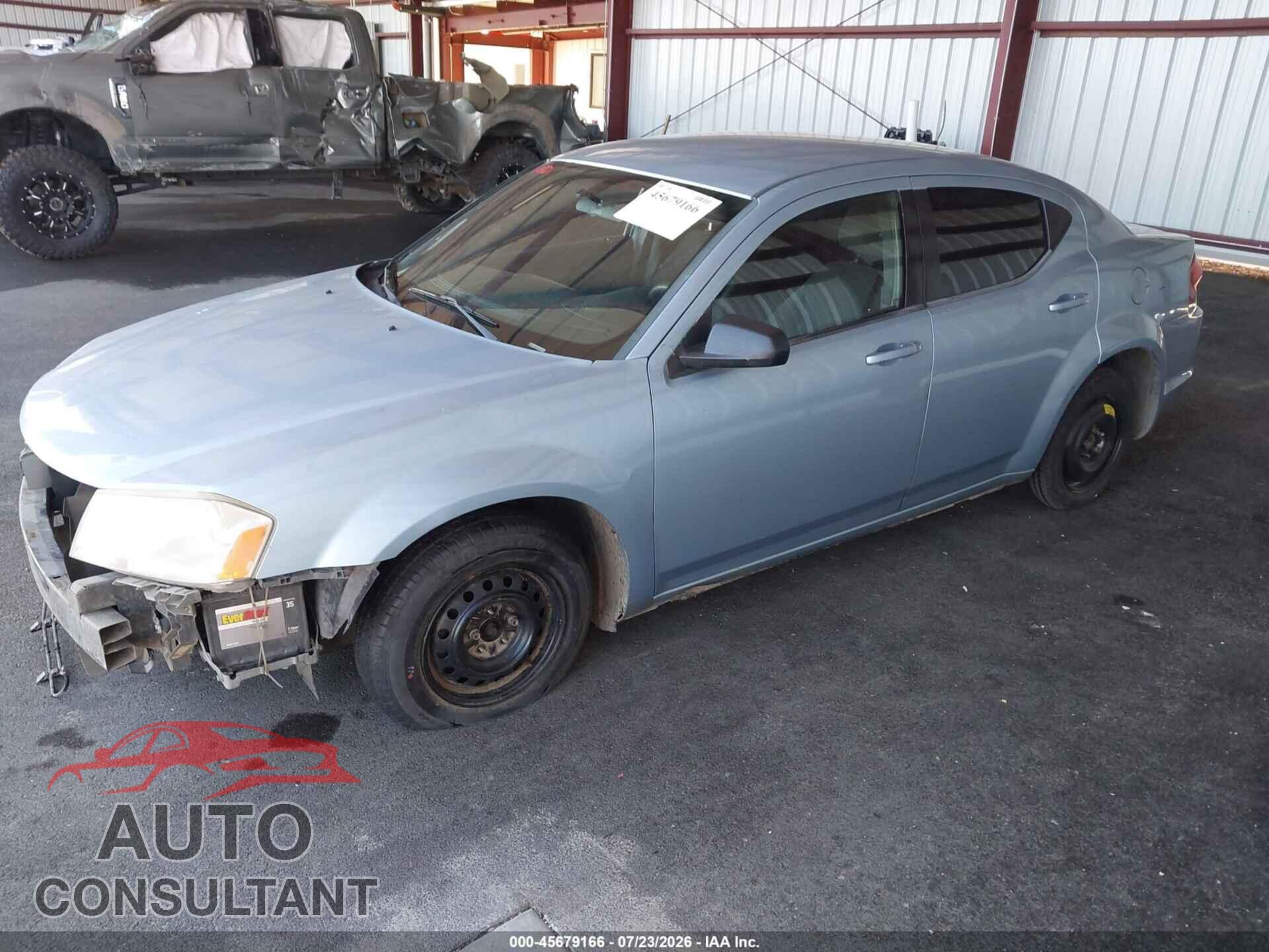DODGE AVENGER 2013 - 1C3CDZAB6DN558759