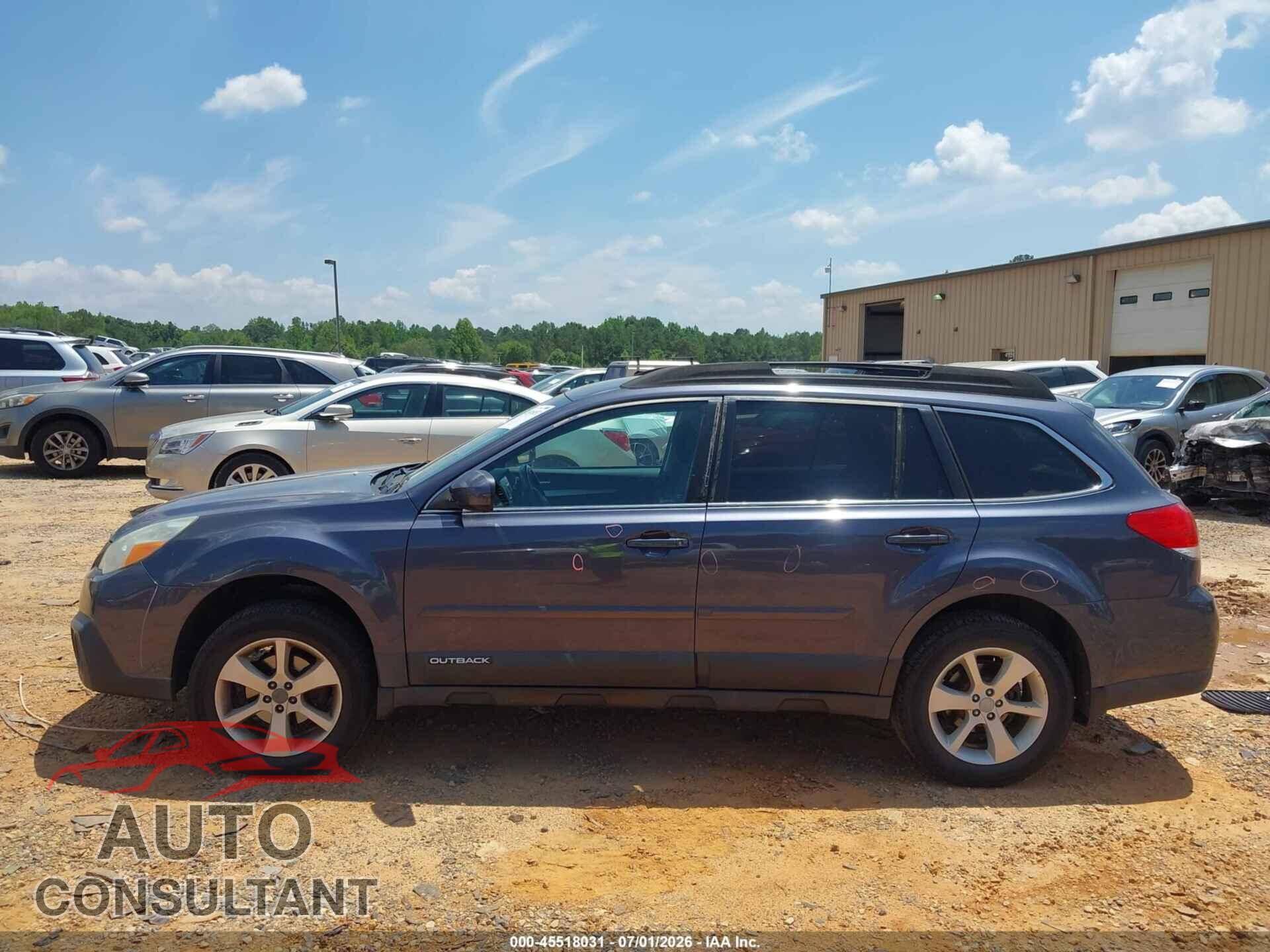 SUBARU OUTBACK 2014 - 4S4BRBCC4E3292902
