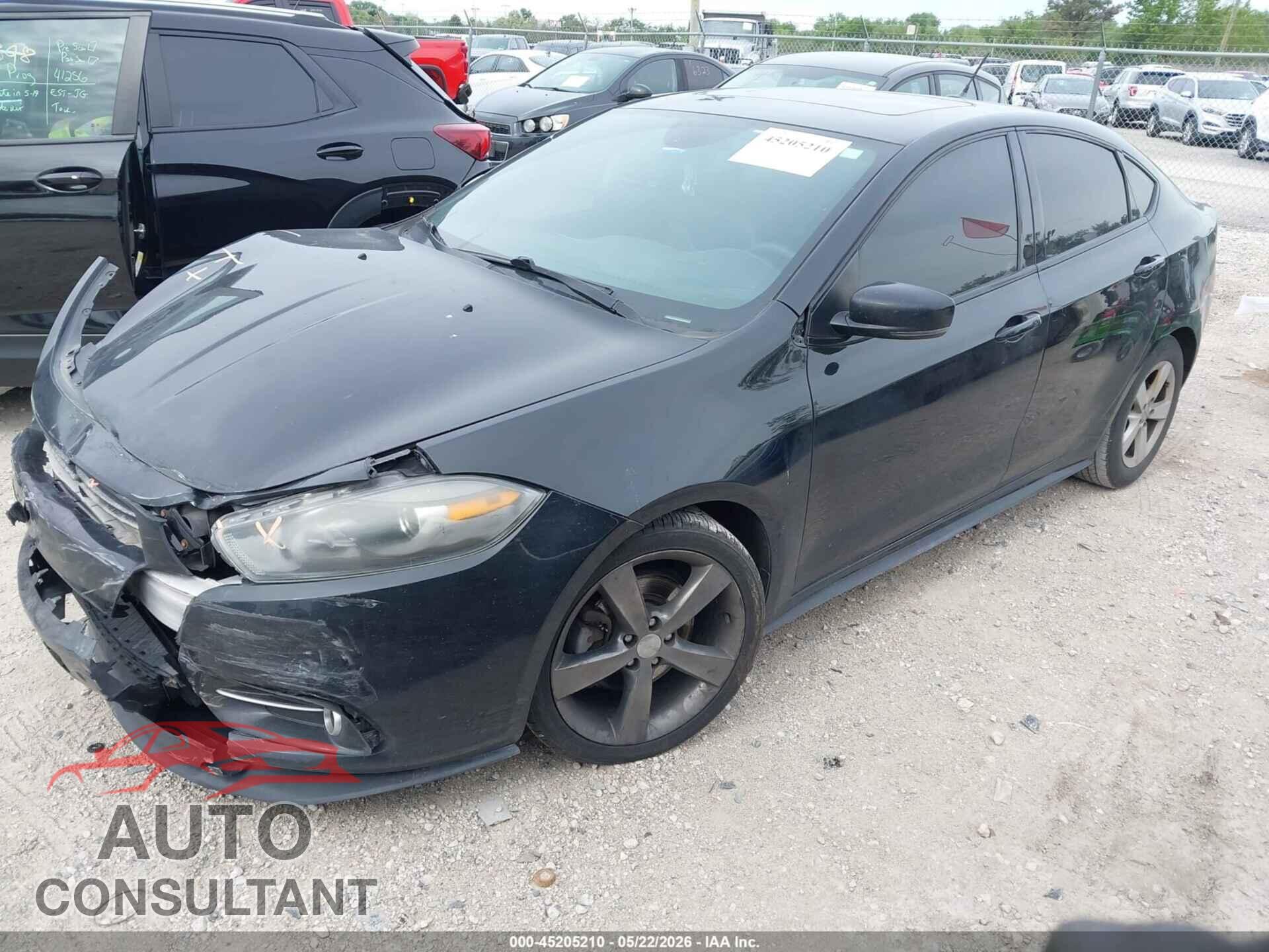 DODGE DART 2015 - 1C3CDFEB7FD144570