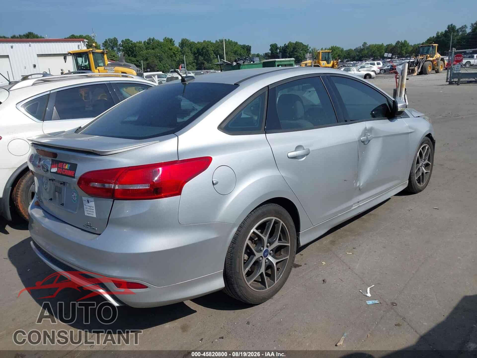 FORD FOCUS 2016 - 1FADP3F20GL356633