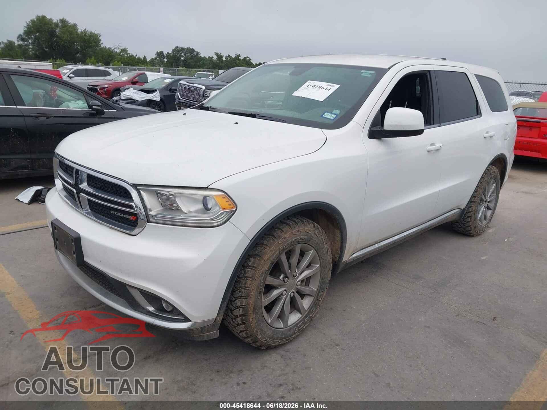 DODGE DURANGO 2017 - 1C4RDHAG6HC740894