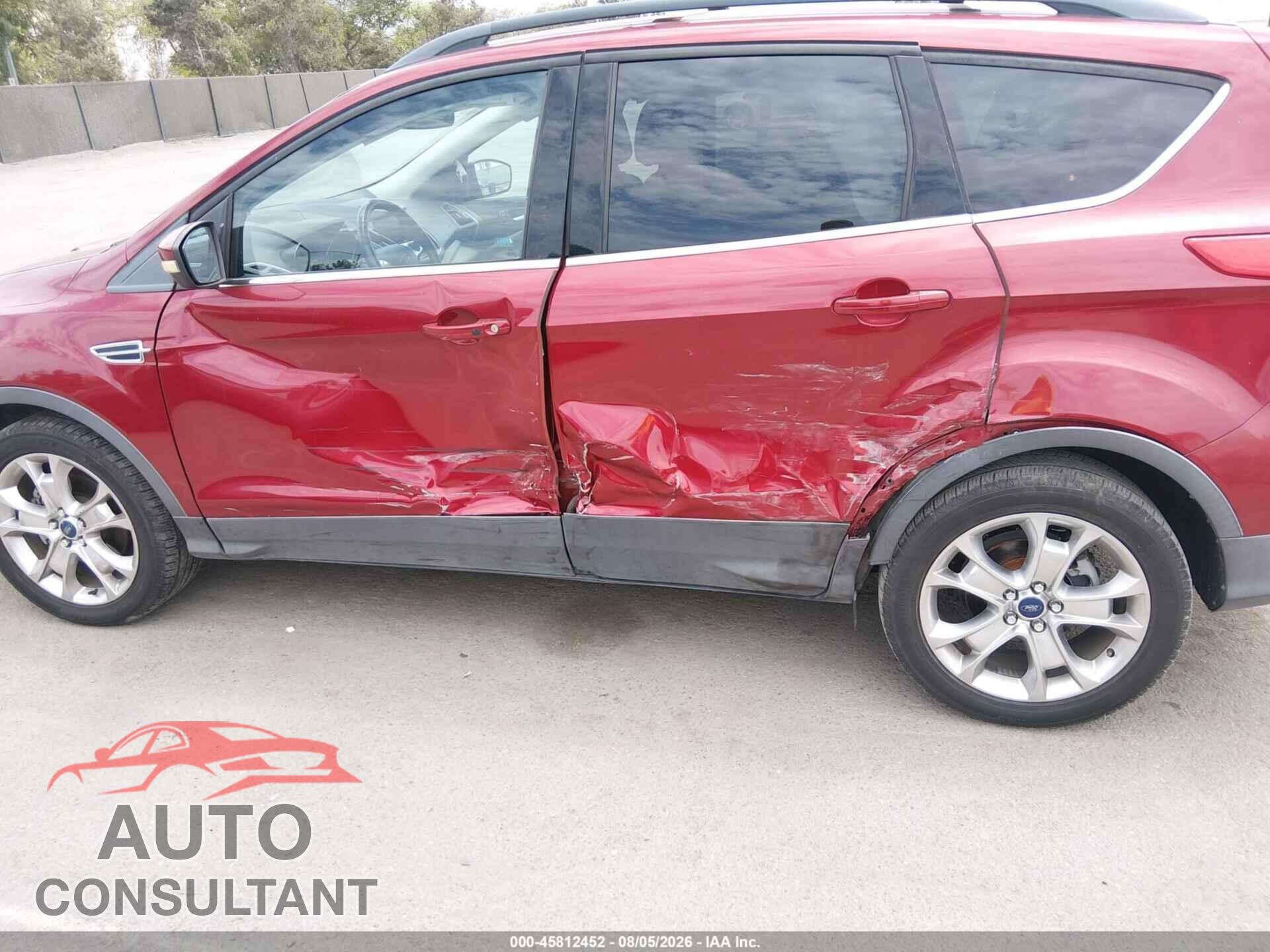 FORD ESCAPE 2013 - 1FMCU0HX2DUC62308