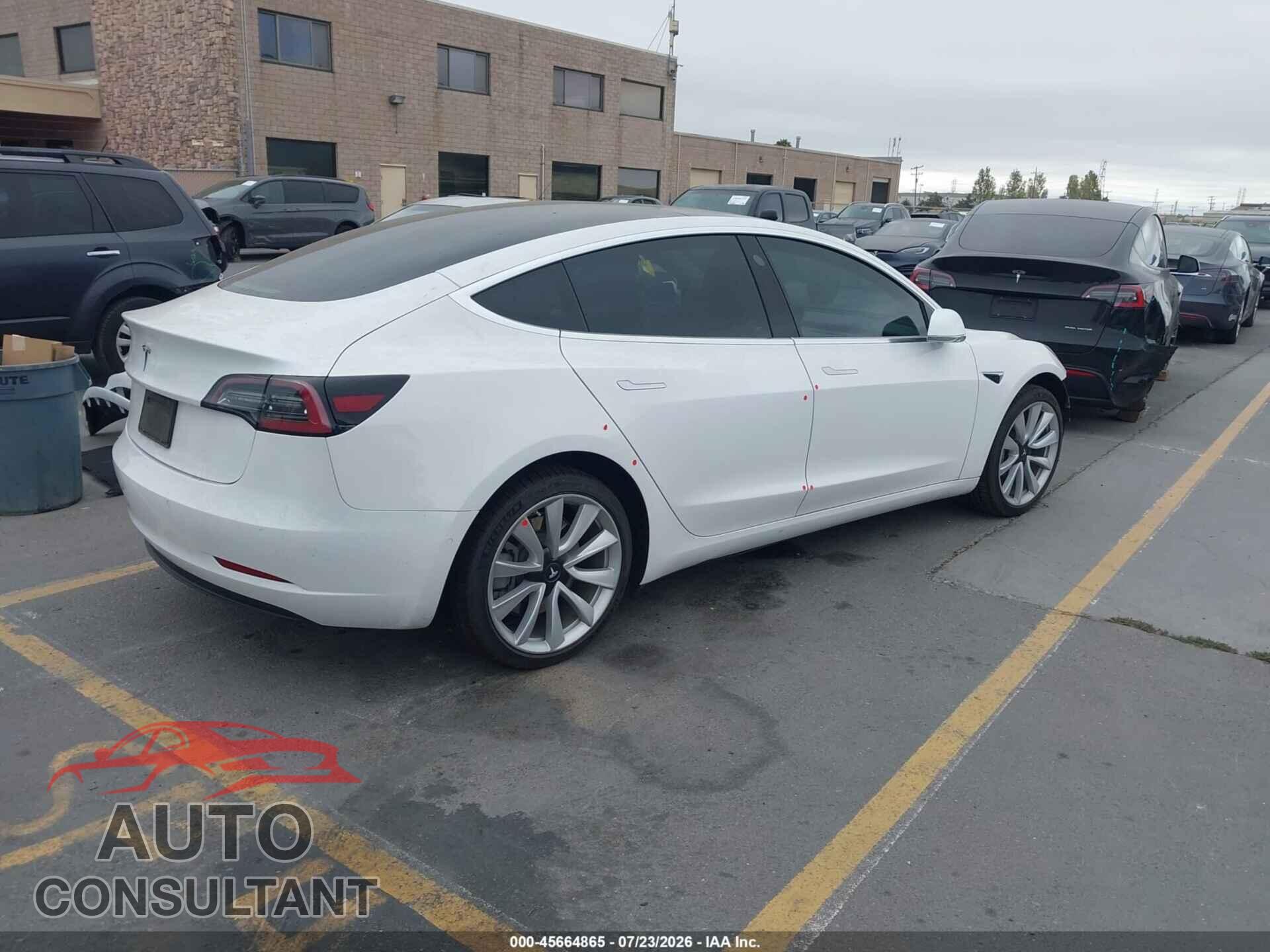 TESLA MODEL 3 2019 - 5YJ3E1EA0KF301457