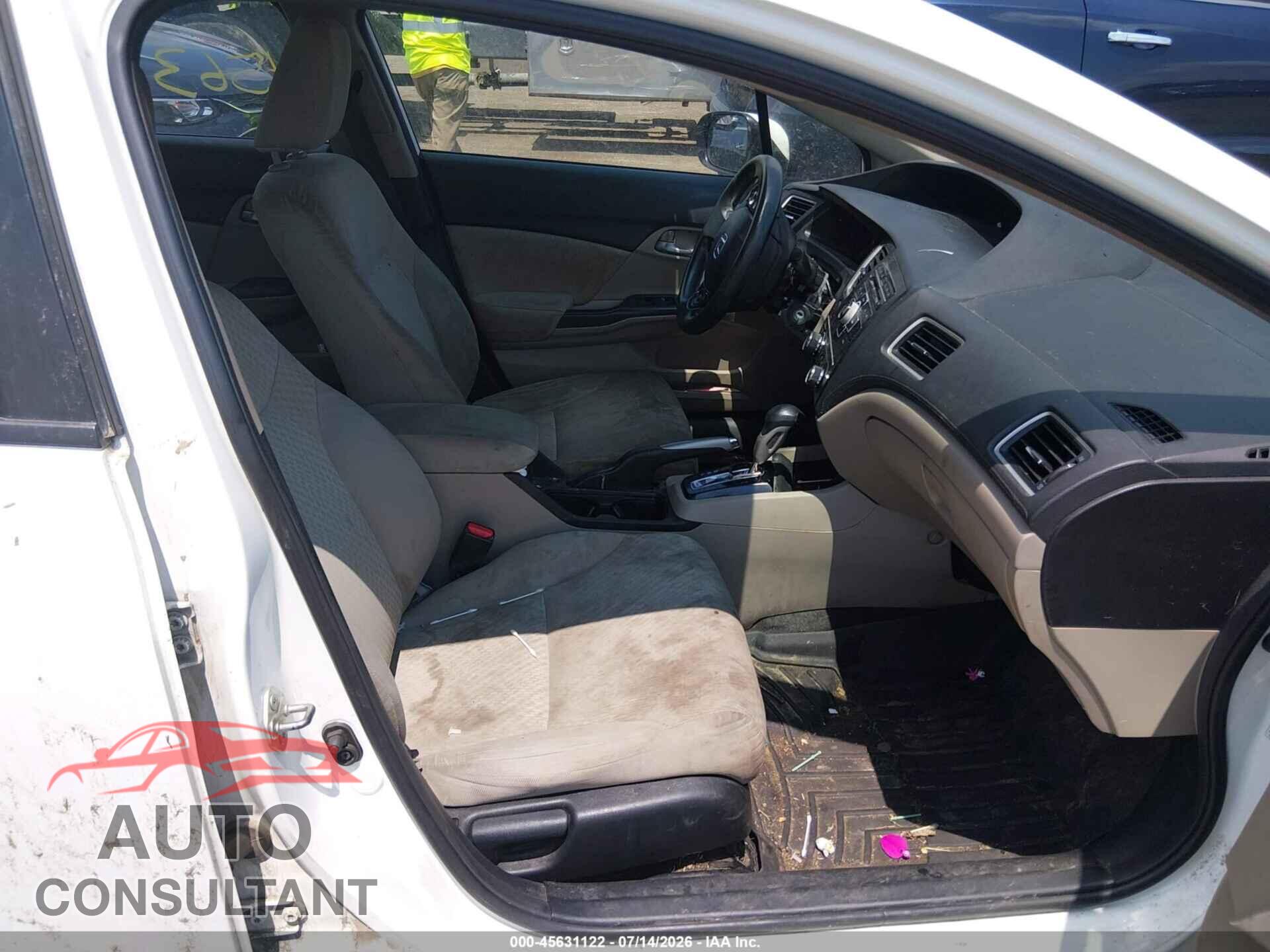 HONDA CIVIC 2014 - 19XFB2F54EE205077