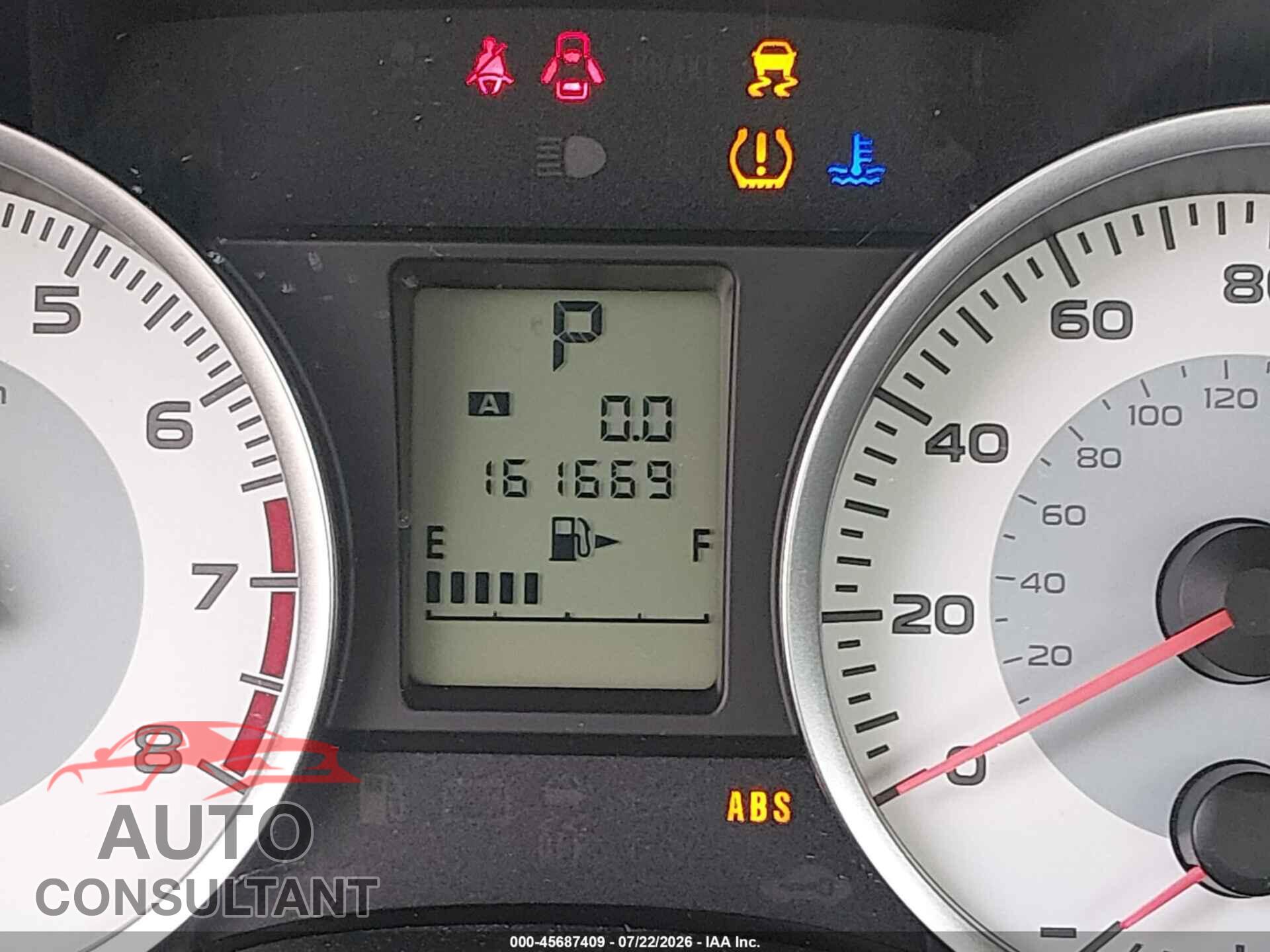 SUBARU IMPREZA 2012 - JF1GPAA69CH214340