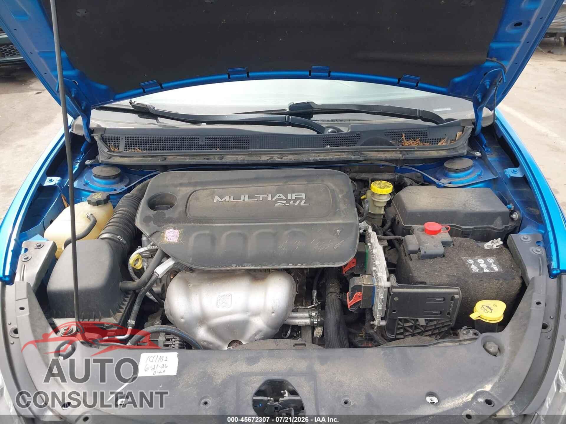 DODGE DART 2015 - 1C3CDFBB5FD362494