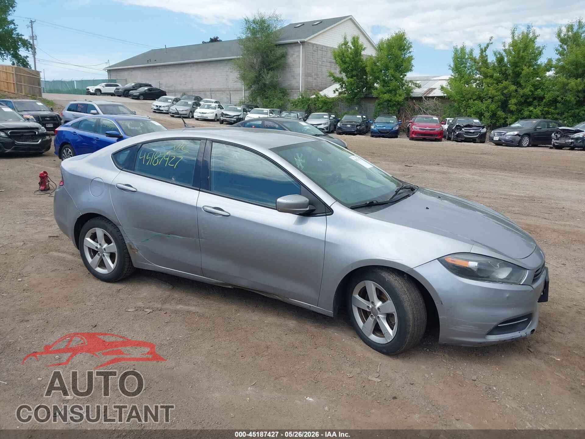 DODGE DART 2016 - 1C3CDFBA8GD605210