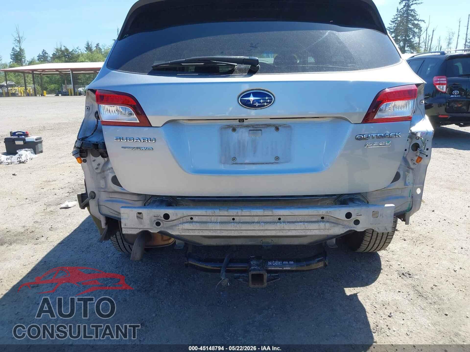 SUBARU OUTBACK 2015 - 4S4BSADC2F3350519