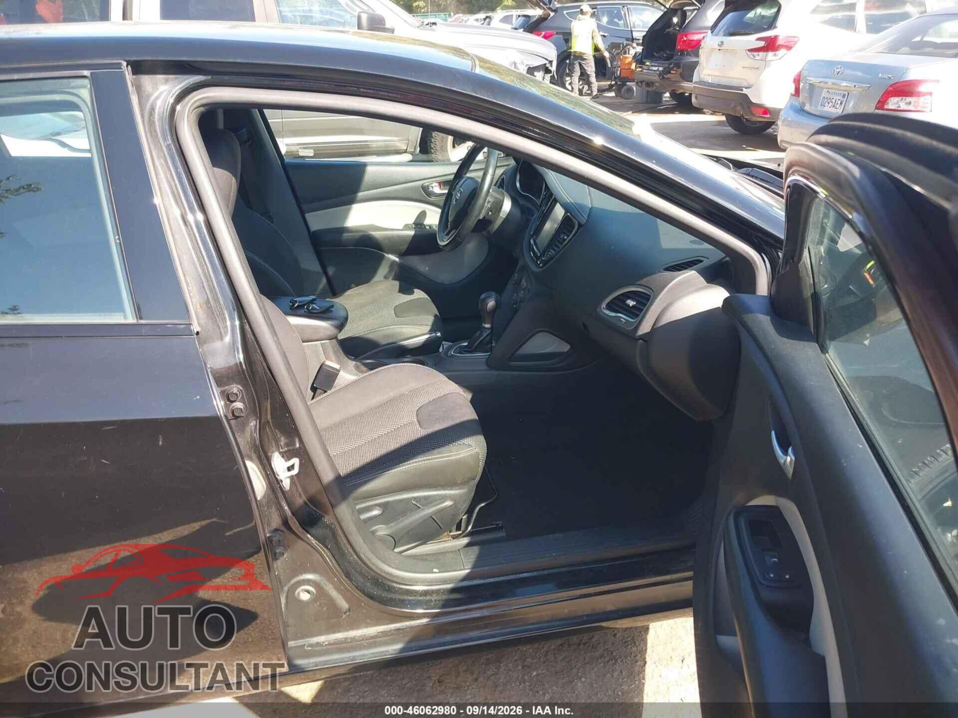 DODGE DART 2015 - 1C3CDFBB2FD404233