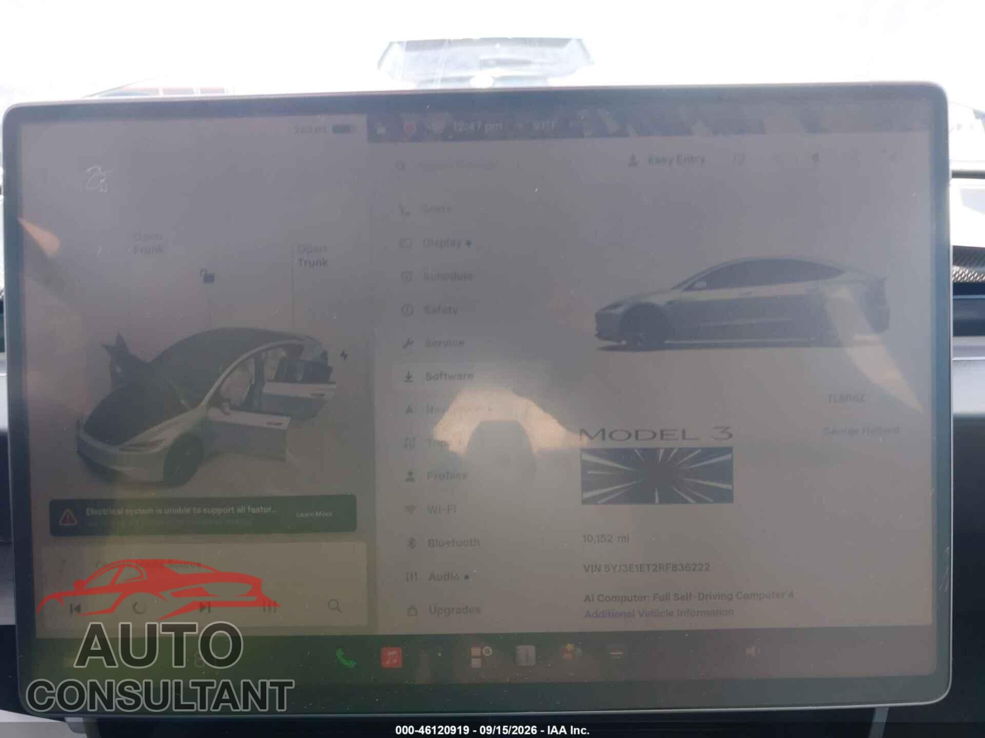 TESLA MODEL 3 2024 - 5YJ3E1ET2RF836222
