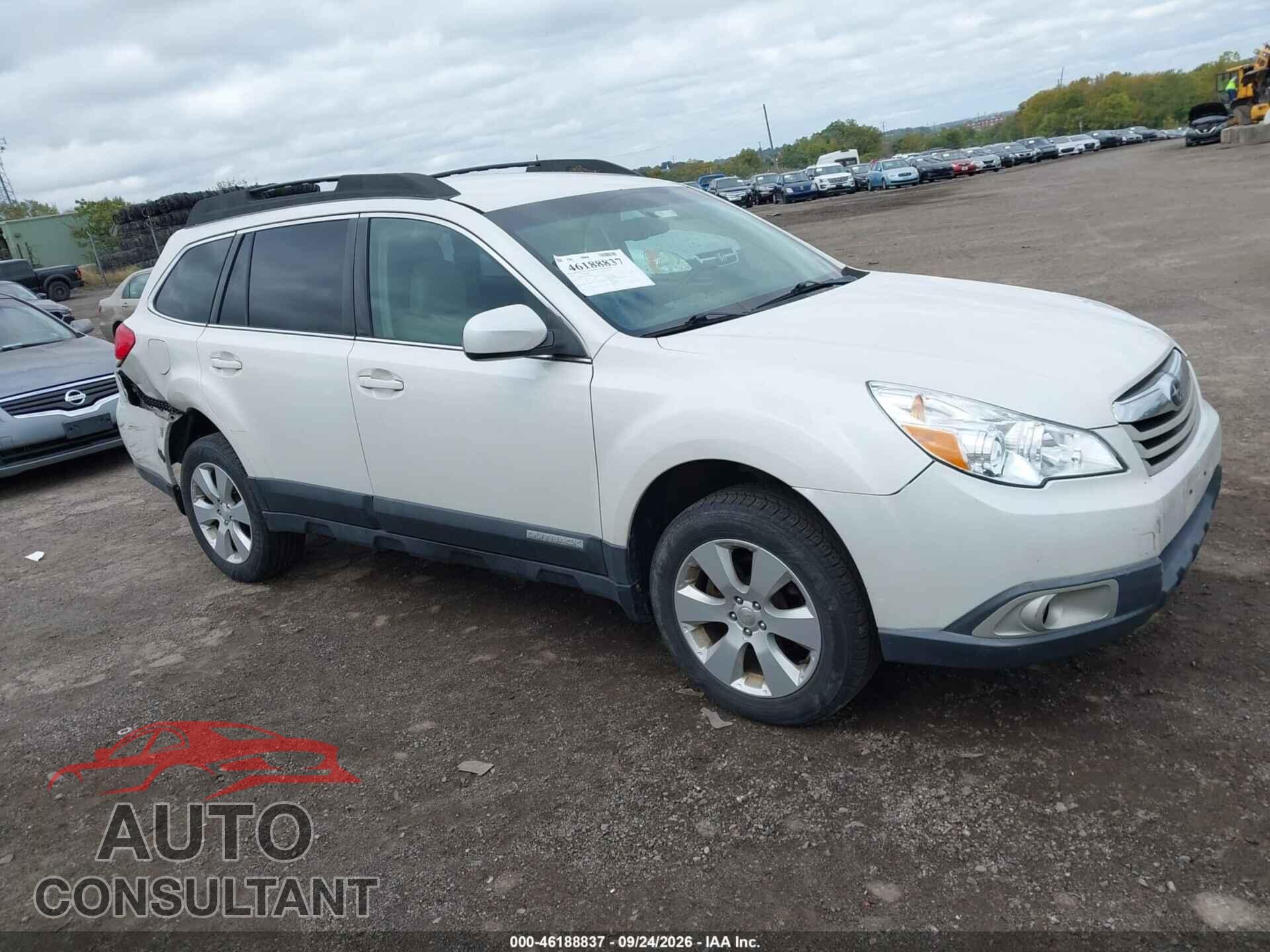 SUBARU OUTBACK 2011 - 4S4BRBCC2B3397692
