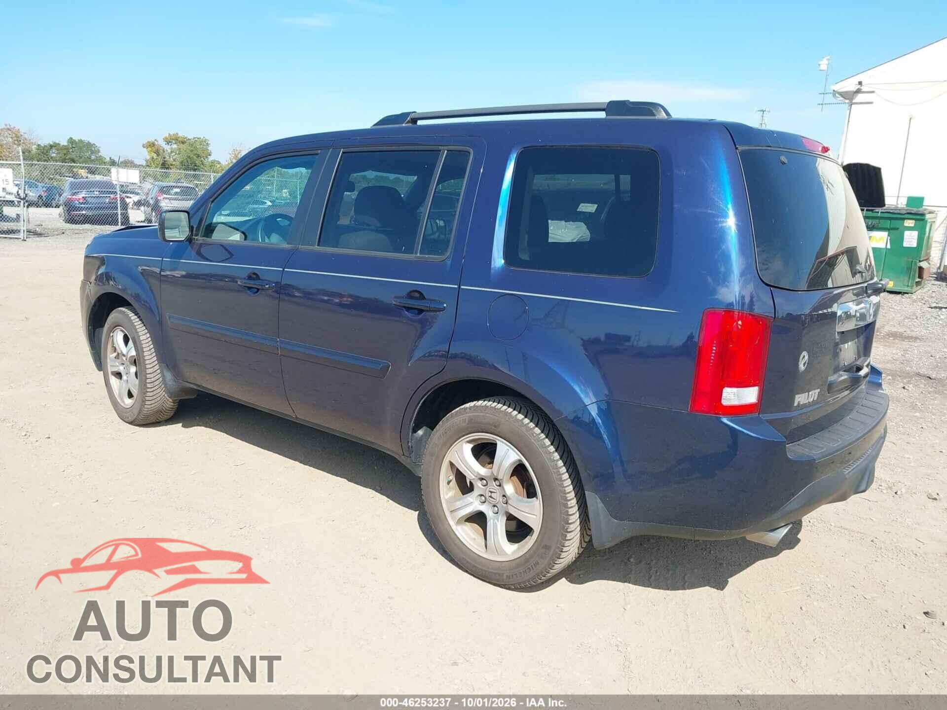 HONDA PILOT 2014 - 5FNYF3H59EB018699
