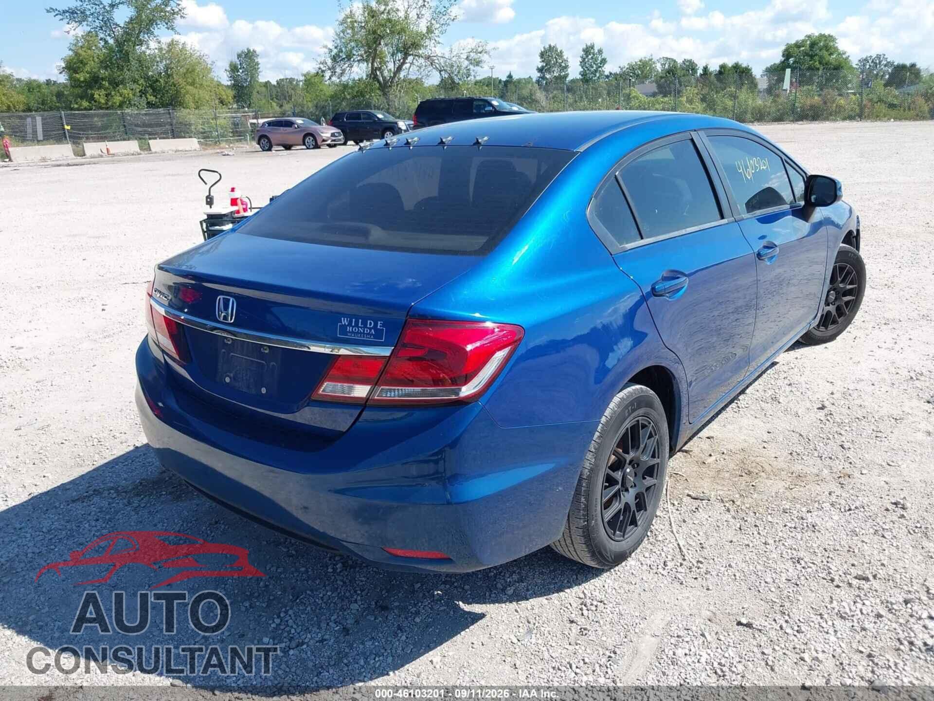 HONDA CIVIC 2013 - 19XFB2F57DE036283