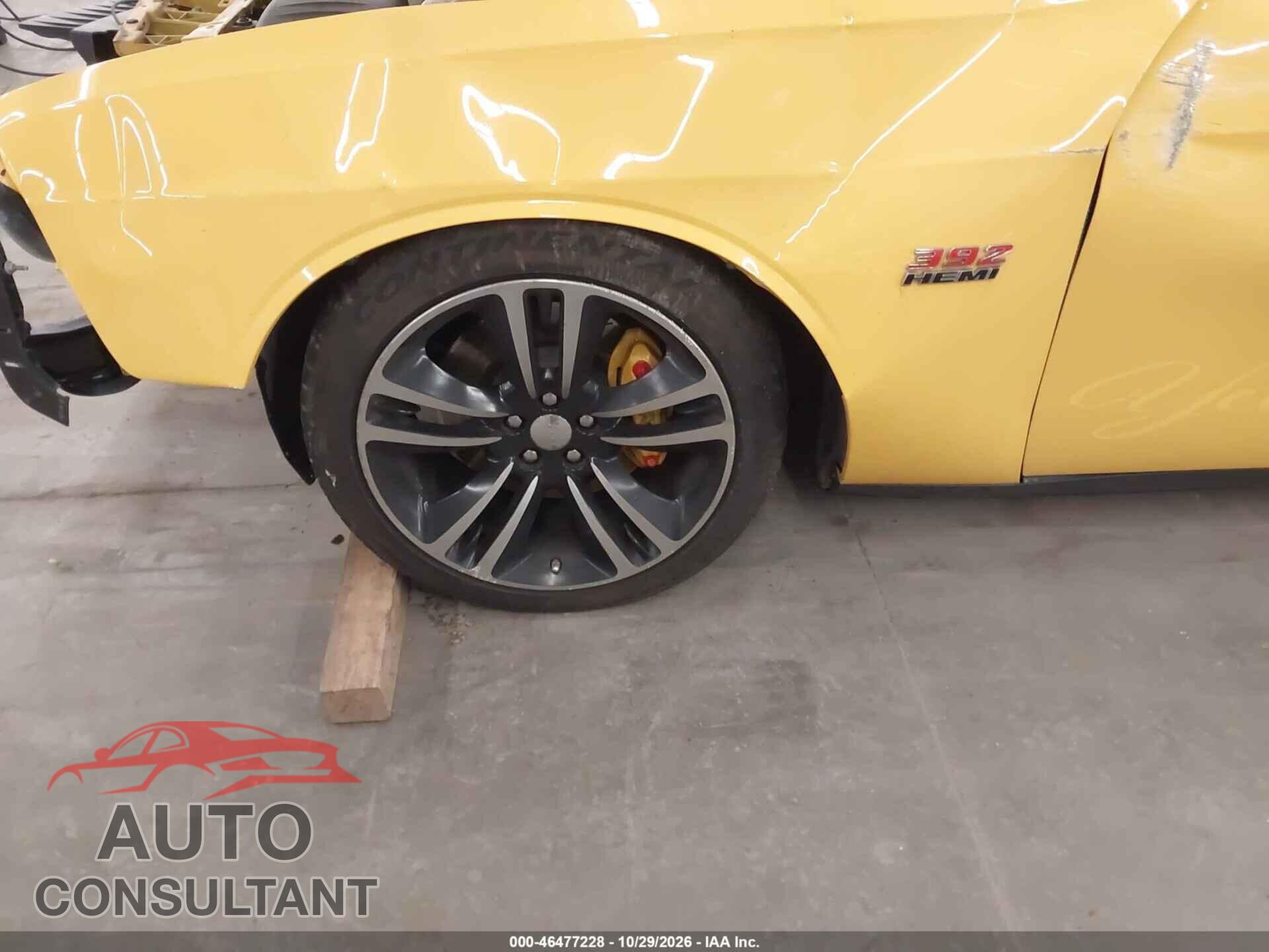 DODGE CHALLENGER 2012 - 2C3CDYCJ6CH221949