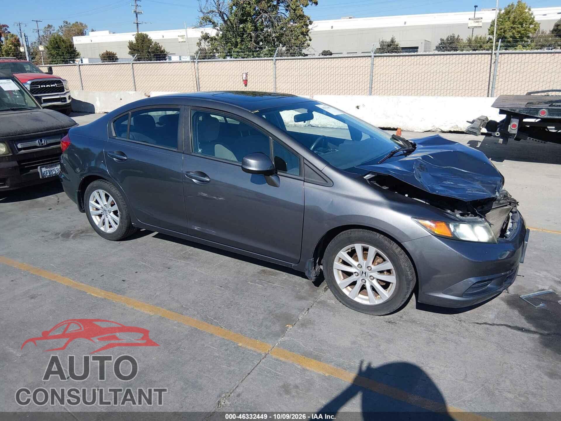 HONDA CIVIC 2012 - 2HGFB2F88CH607875