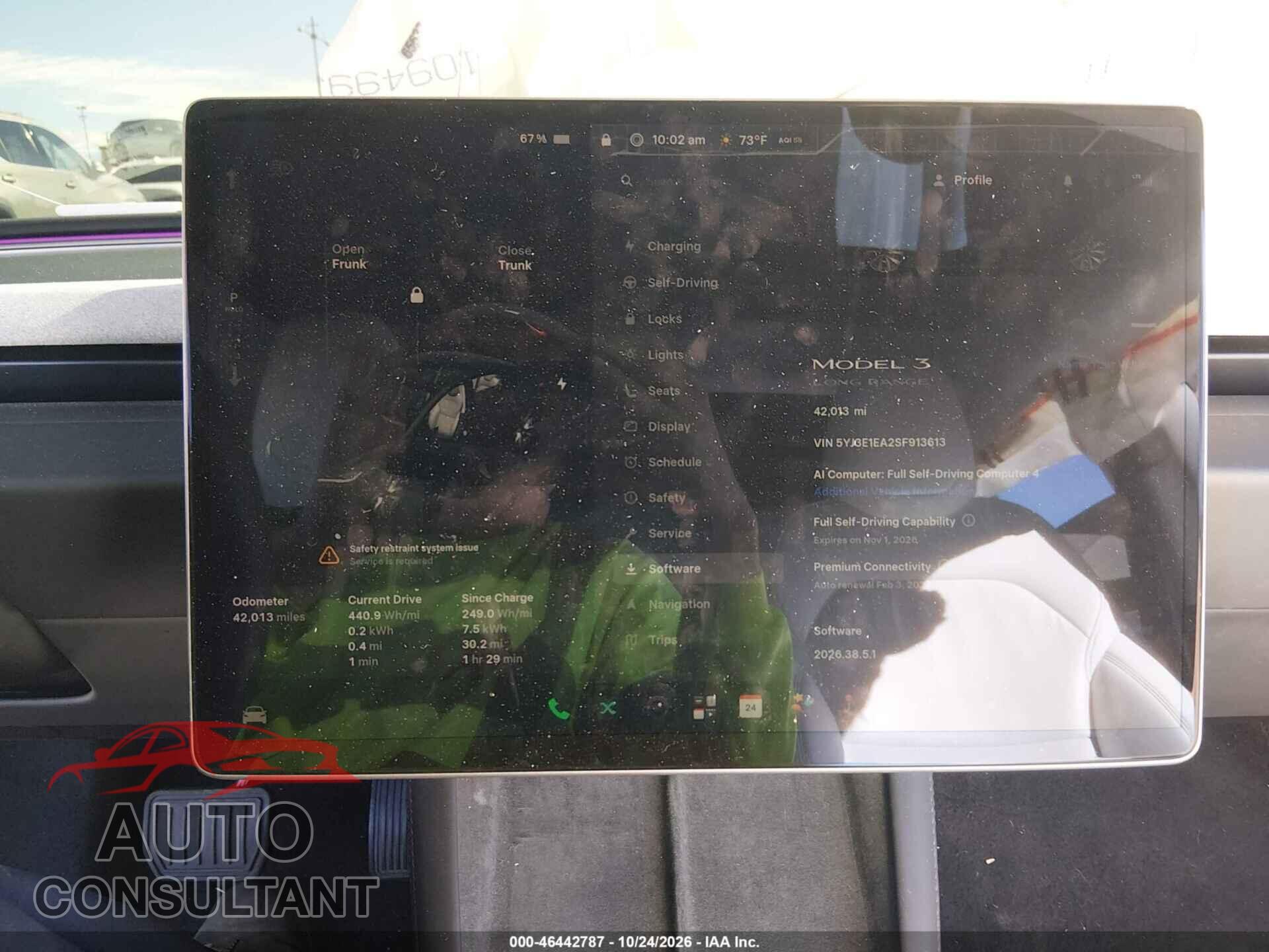 TESLA MODEL 3 2025 - 5YJ3E1EA2SF913613