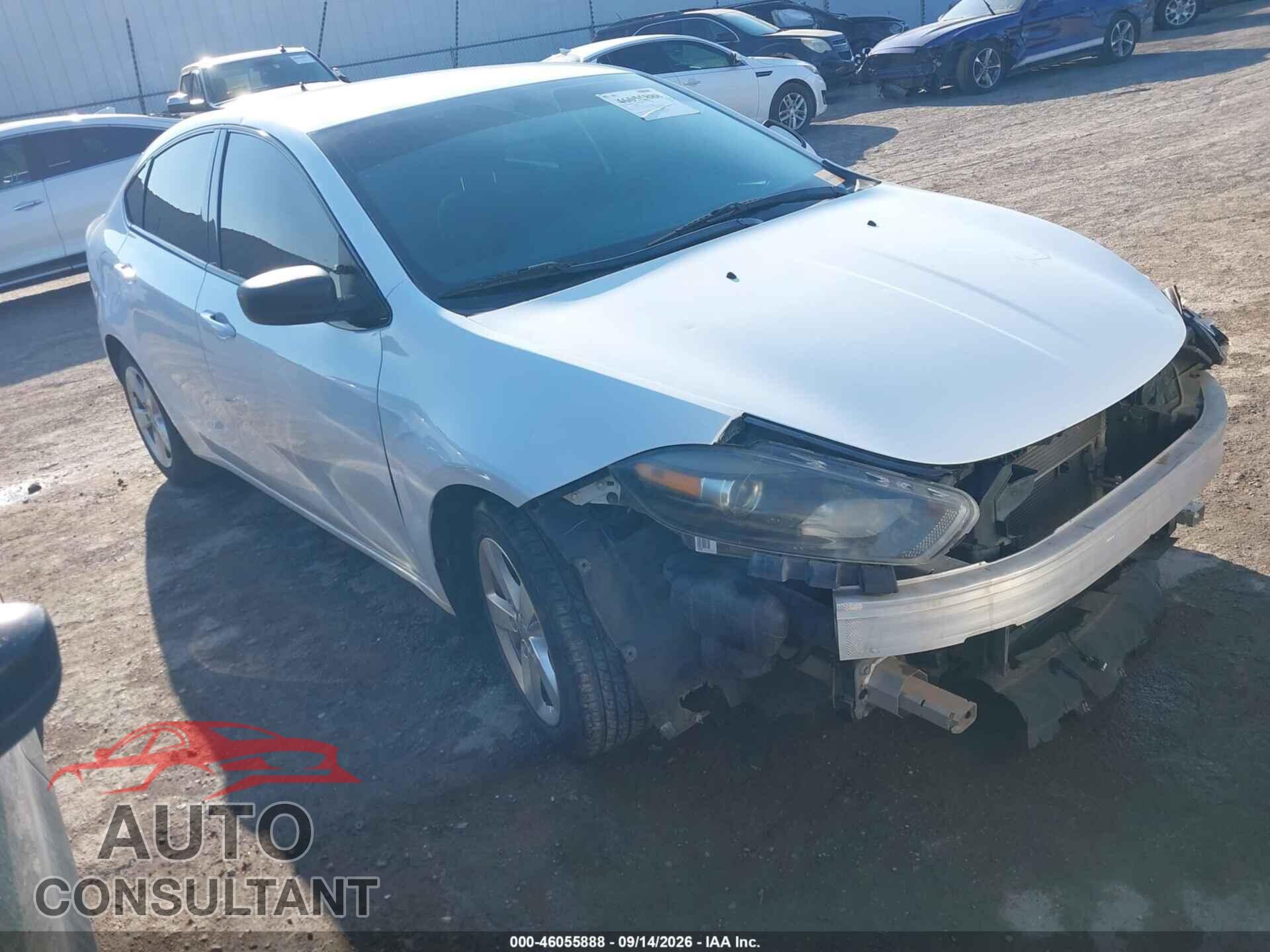 DODGE DART 2015 - 1C3CDFBB5FD373463
