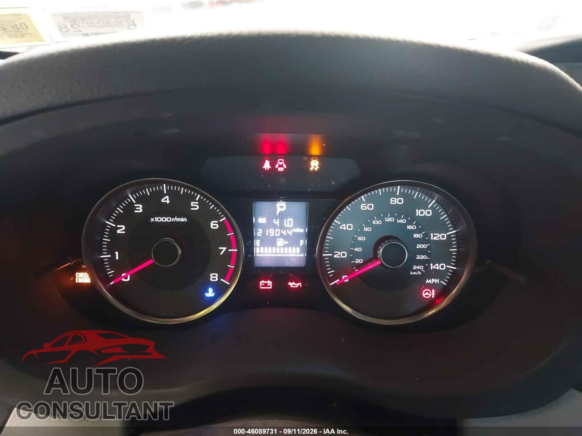 SUBARU FORESTER 2016 - JF2SJAHC9GH558582