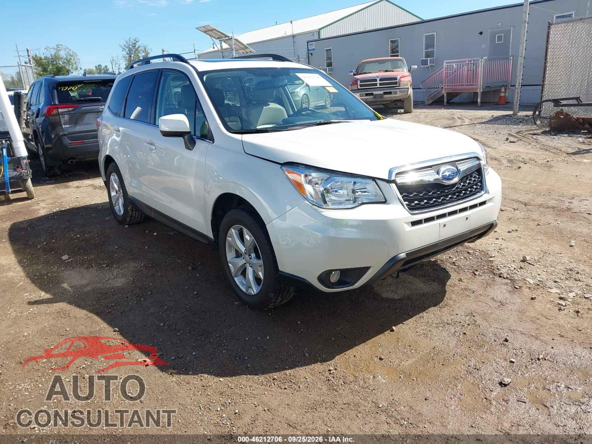 SUBARU FORESTER 2015 - JF2SJAHC8FH820395
