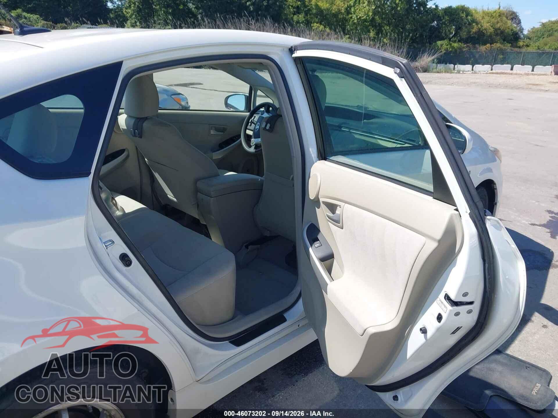 TOYOTA PRIUS 2010 - JTDKN3DU8A0052776