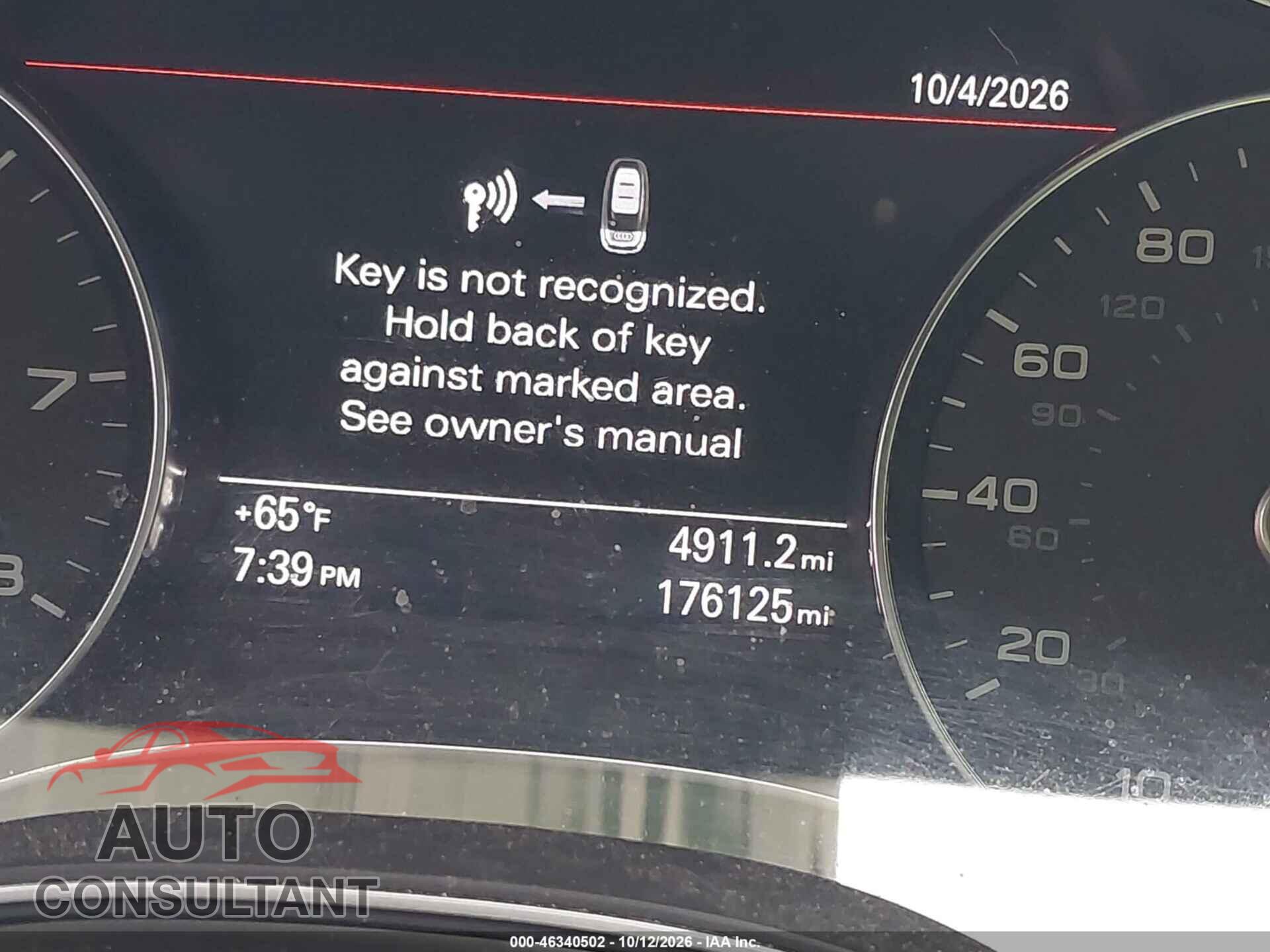 AUDI A6 2013 - WAUGGAFC9DN111105