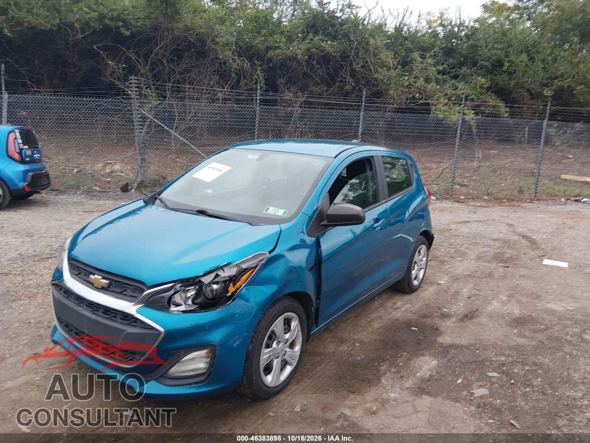 CHEVROLET SPARK 2019 - KL8CB6SA8KC727414