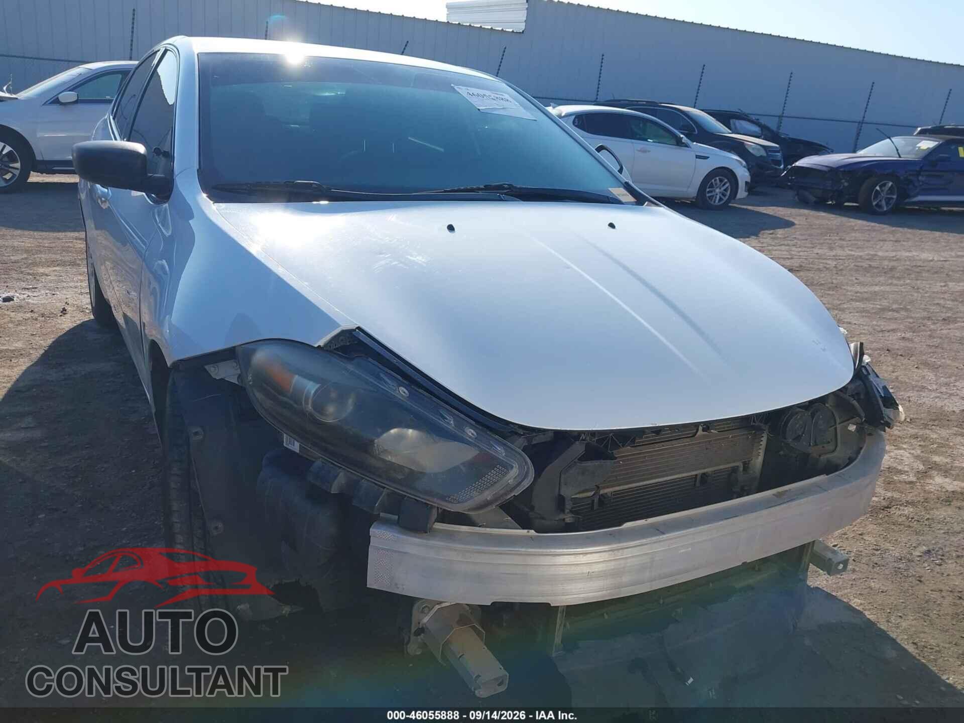 DODGE DART 2015 - 1C3CDFBB5FD373463