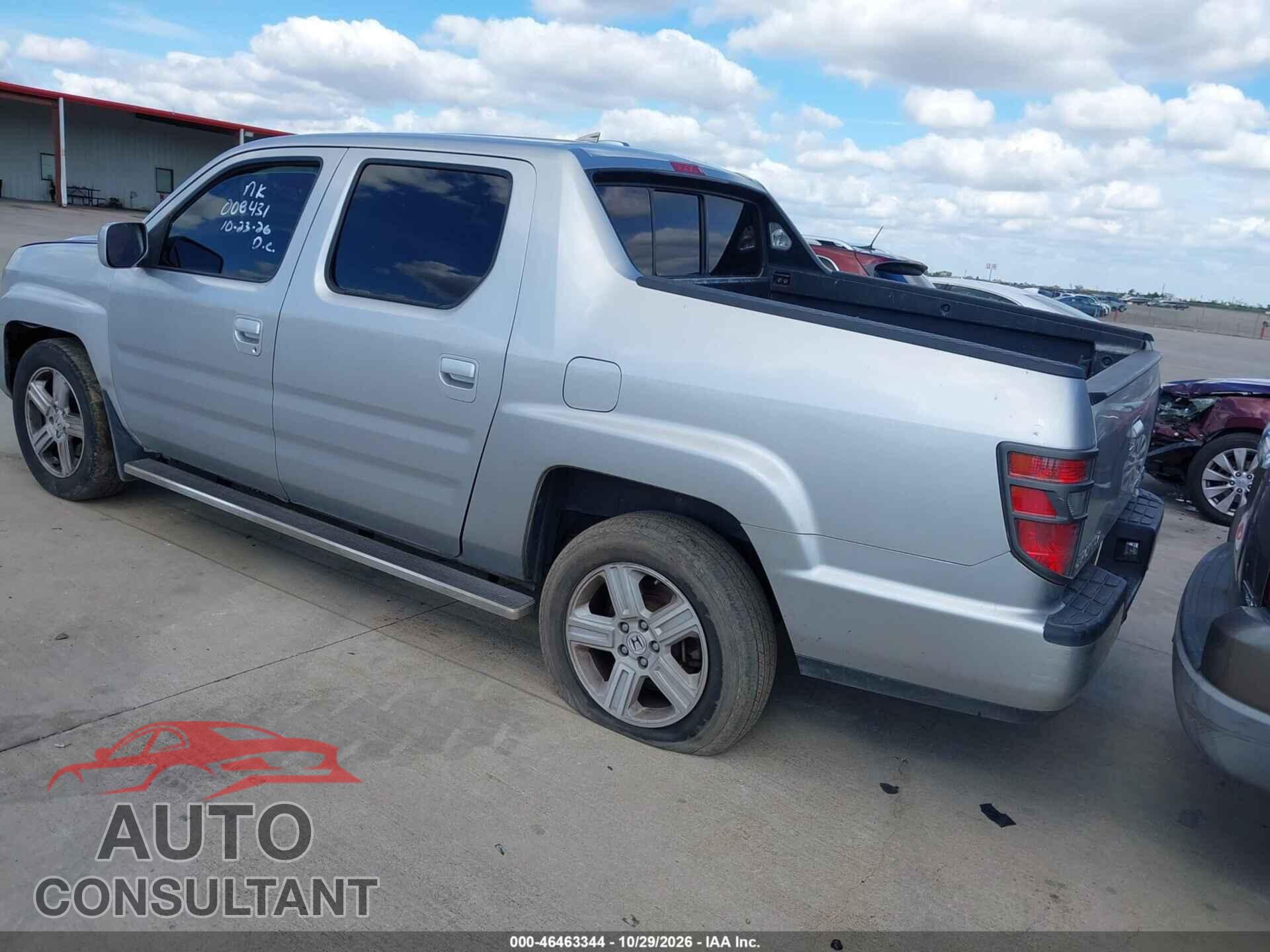 HONDA RIDGELINE 2013 - 5FPYK1F54DB008431