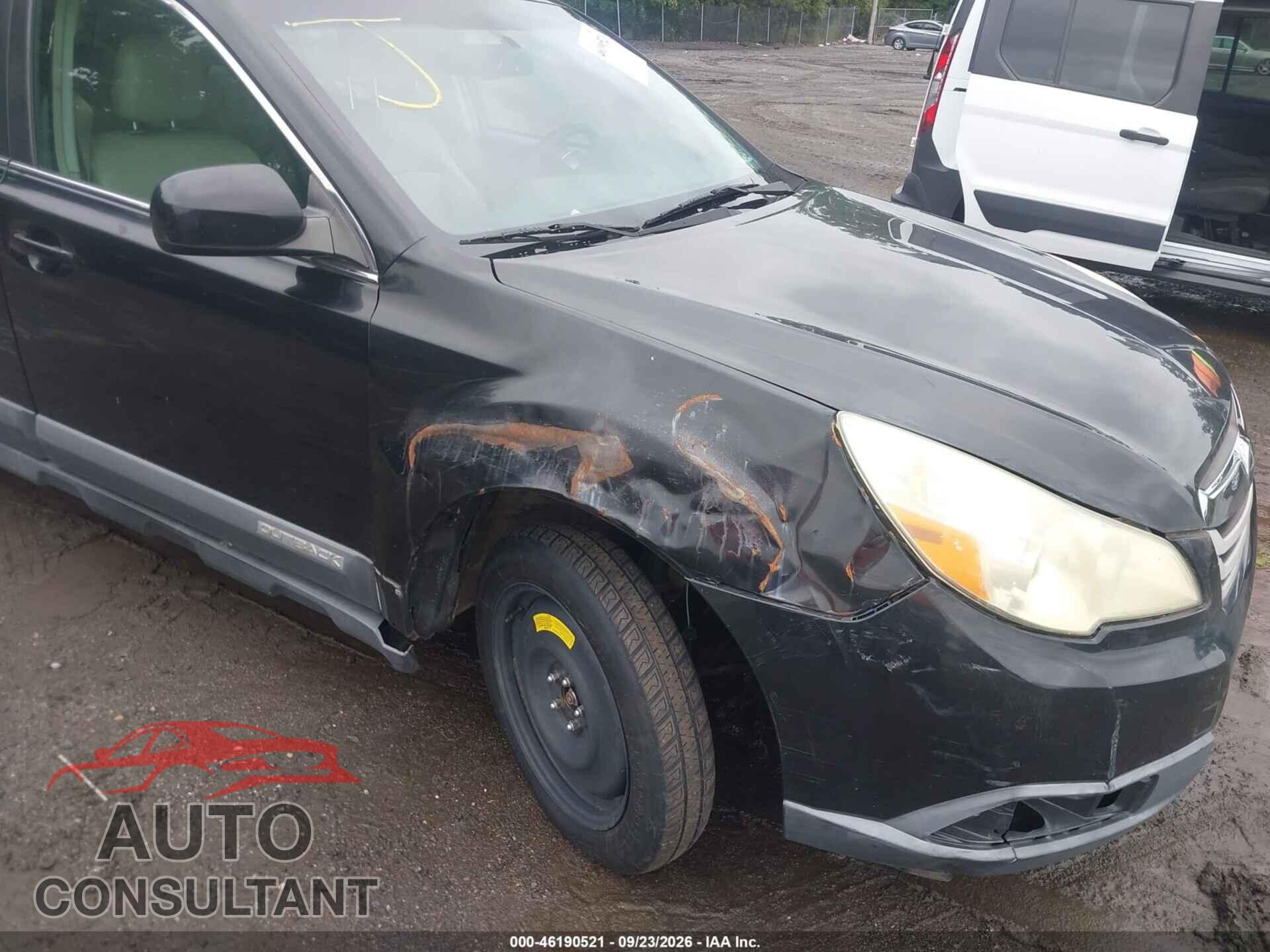 SUBARU OUTBACK 2010 - 4S4BRBKC3A3375202