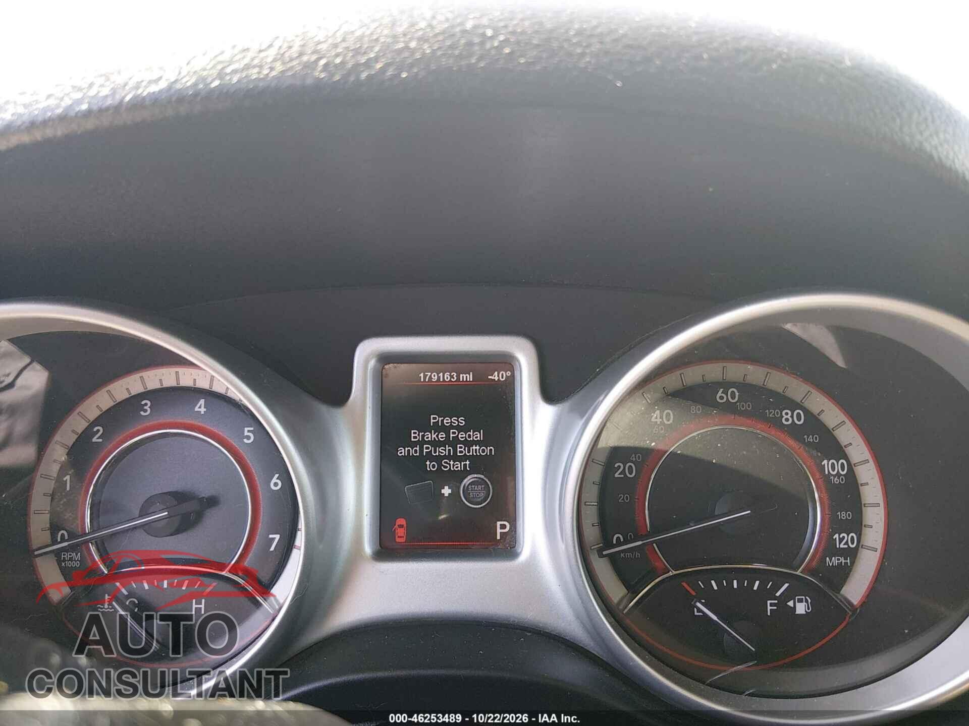 DODGE JOURNEY 2012 - 3C4PDCBG6CT297930