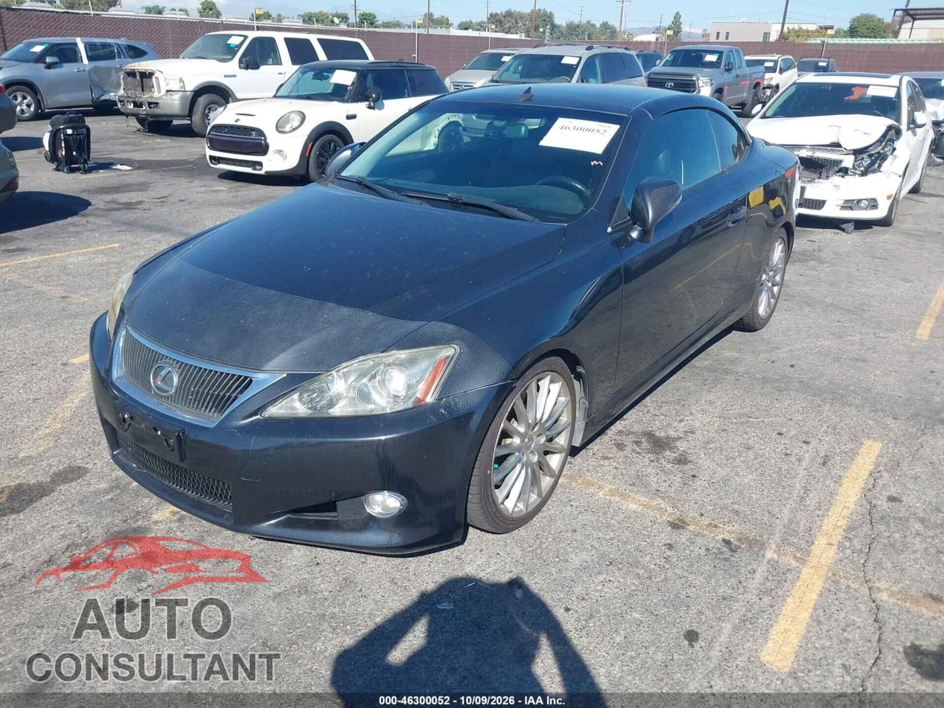 LEXUS IS 350C 2010 - JTHFE2C22A2504946