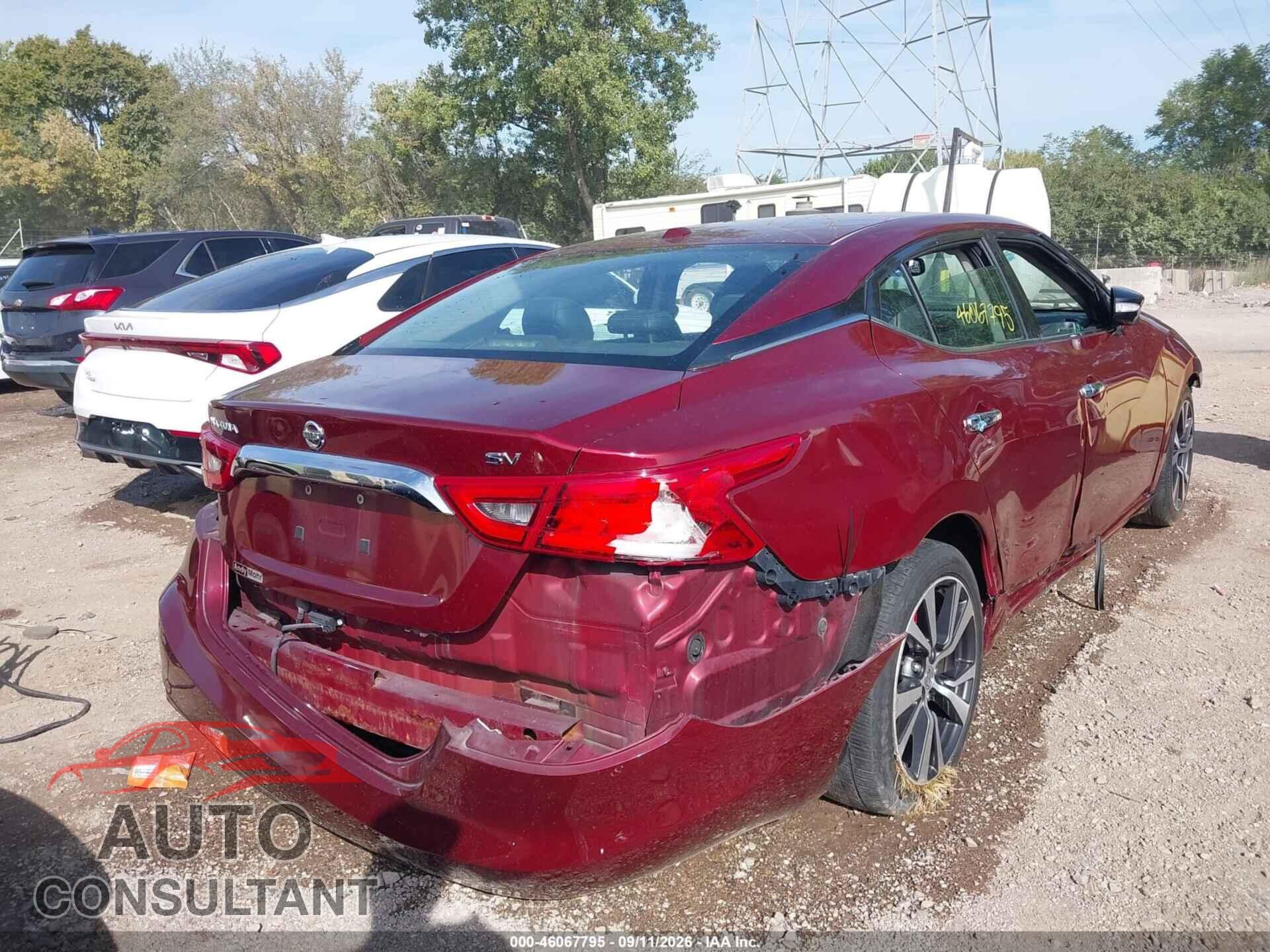 NISSAN MAXIMA 2017 - 1N4AA6AP1HC373497