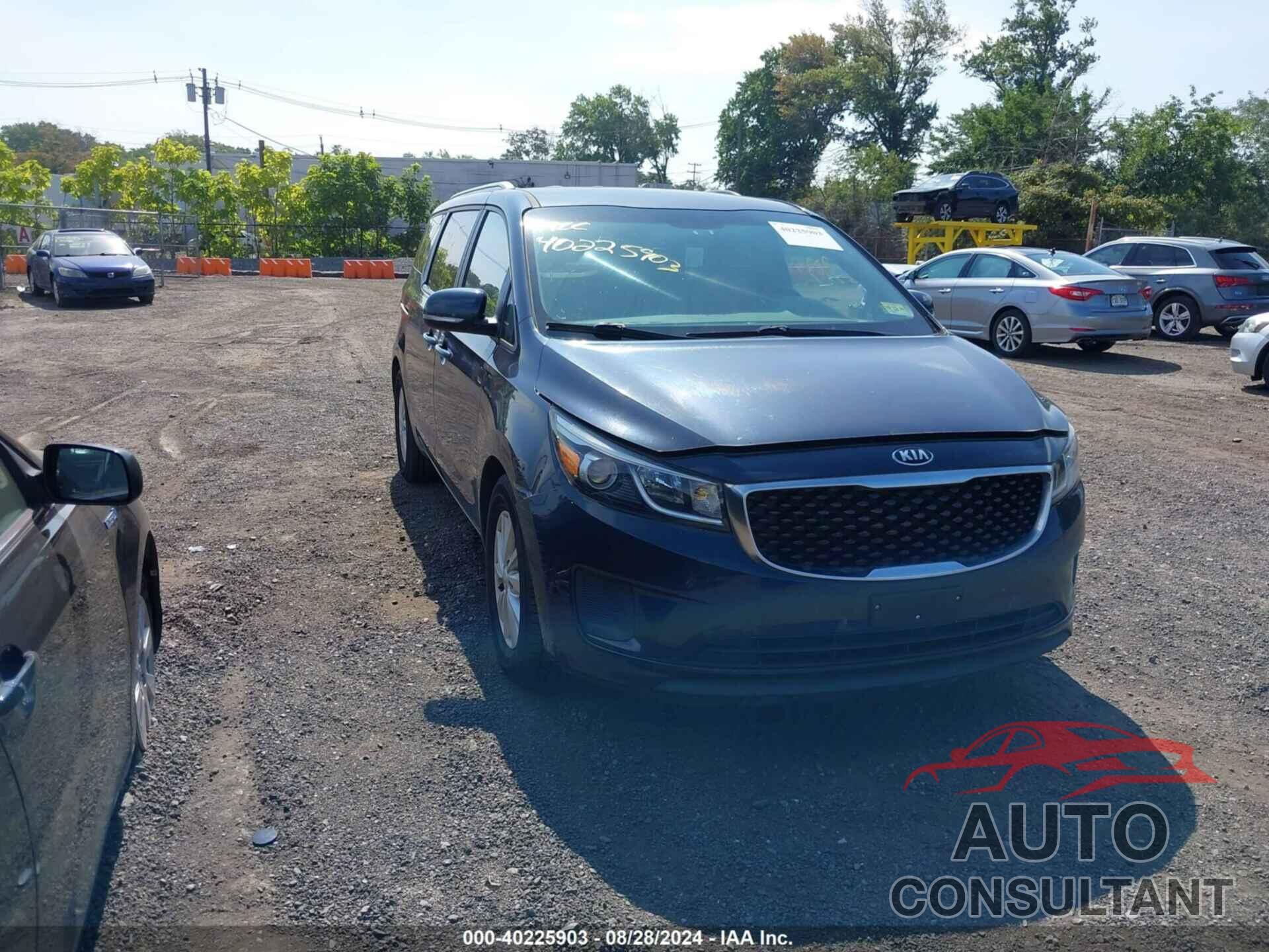 KIA SEDONA 2016 - KNDMB5C10G6179483