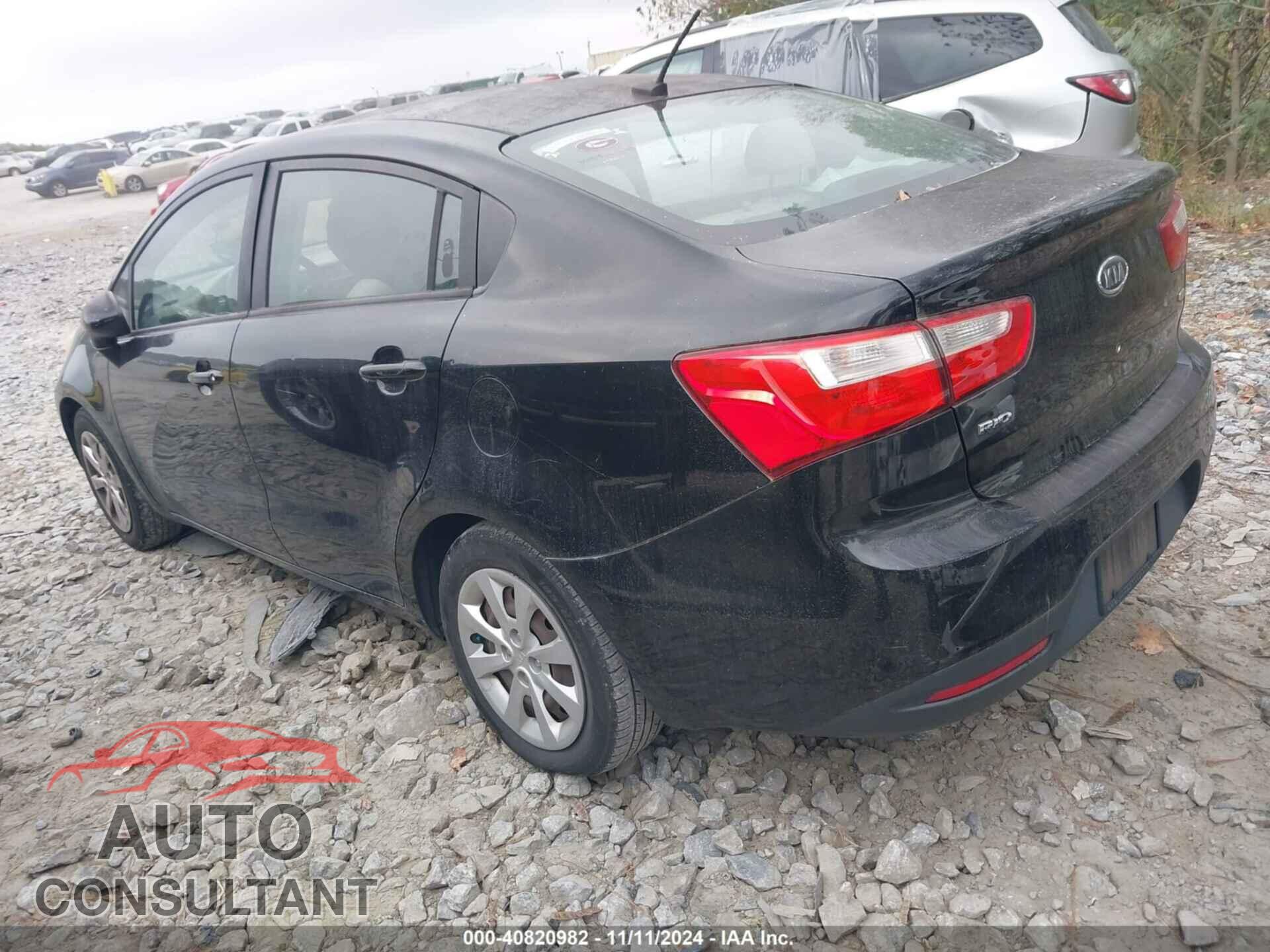 KIA RIO 2012 - KNADM4A38C6076439
