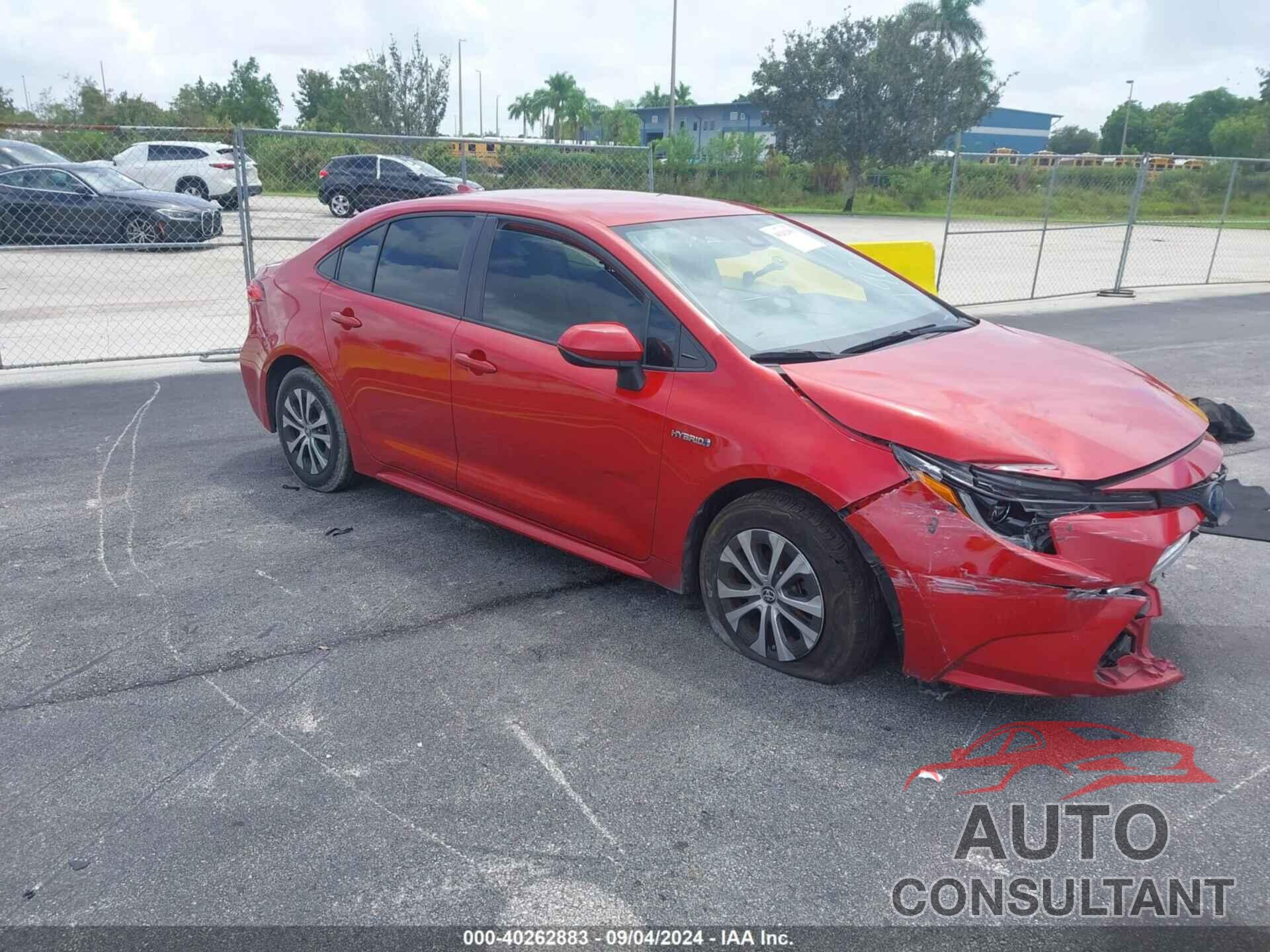 TOYOTA COROLLA 2021 - JTDEAMDE8MJ031903