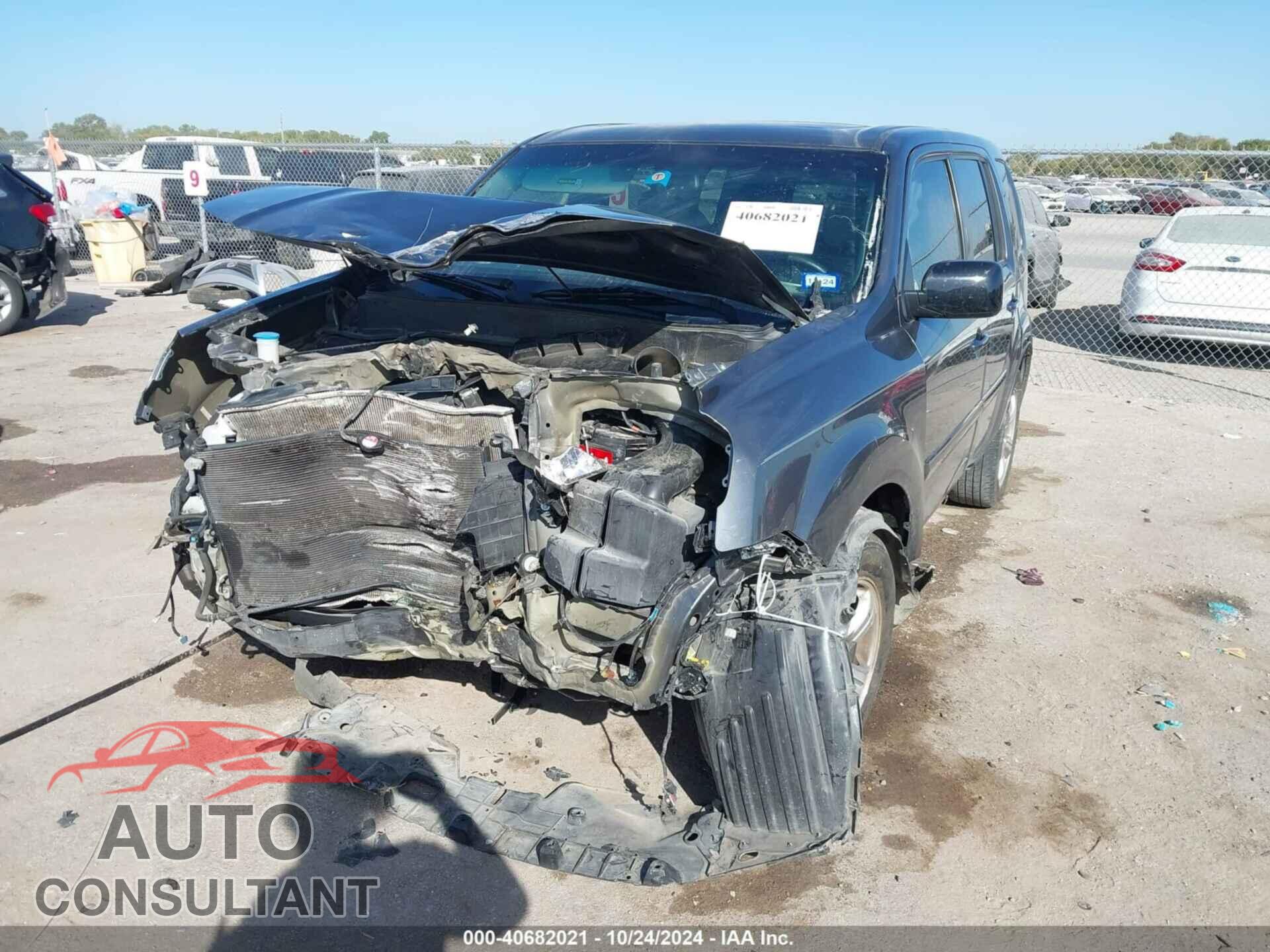 HONDA PILOT 2012 - 5FNYF3H51CB042850
